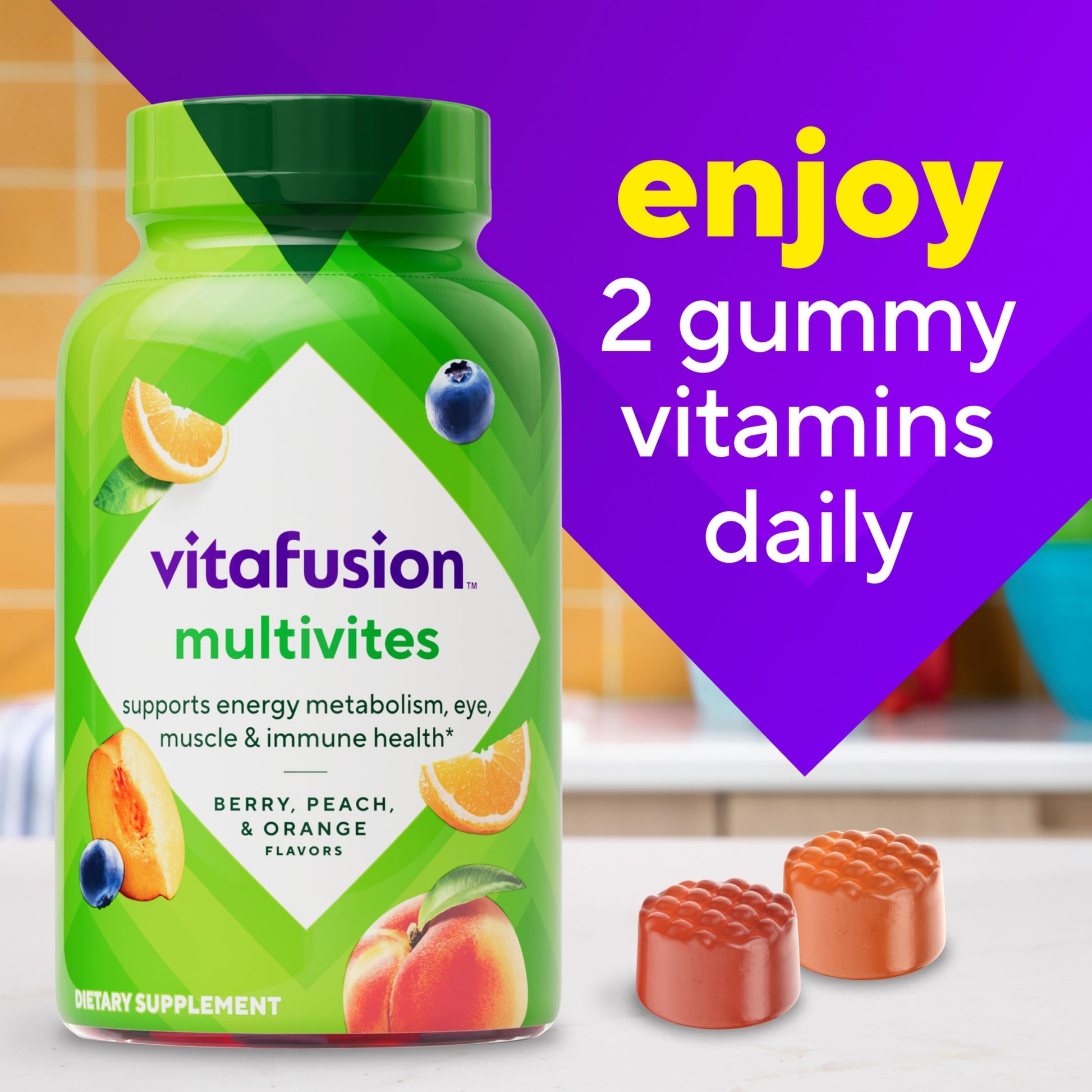 Vitafusion Adult Gummy Vitamins, 120 Count VitafusionAu supplements