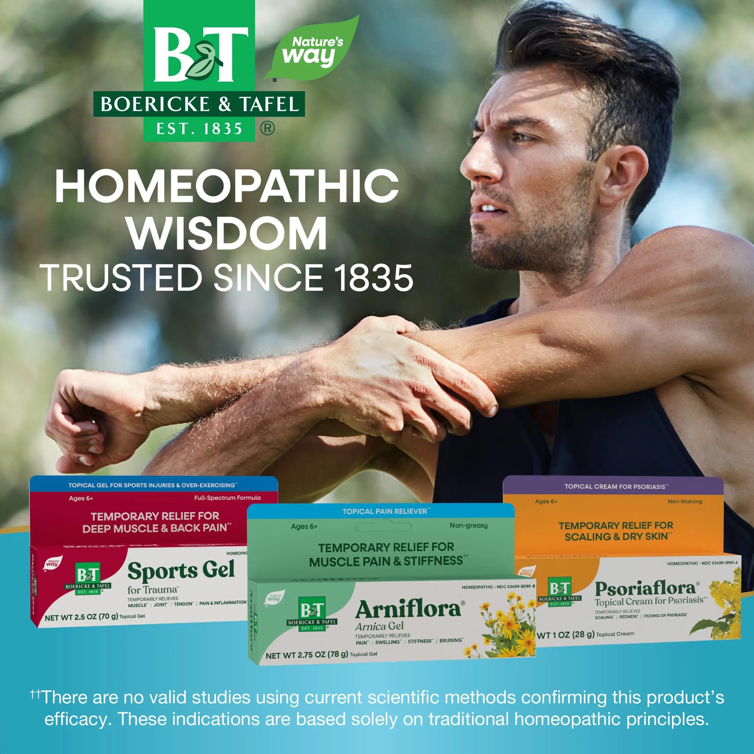 Nature's Way Boericke & Tafel Arniflora Arnica Gel, Temporarily Relieves Pain*, Swelling*, Stiffness*, 2.75 Oz (Packaging May Vary) Nature's WayAu supplements