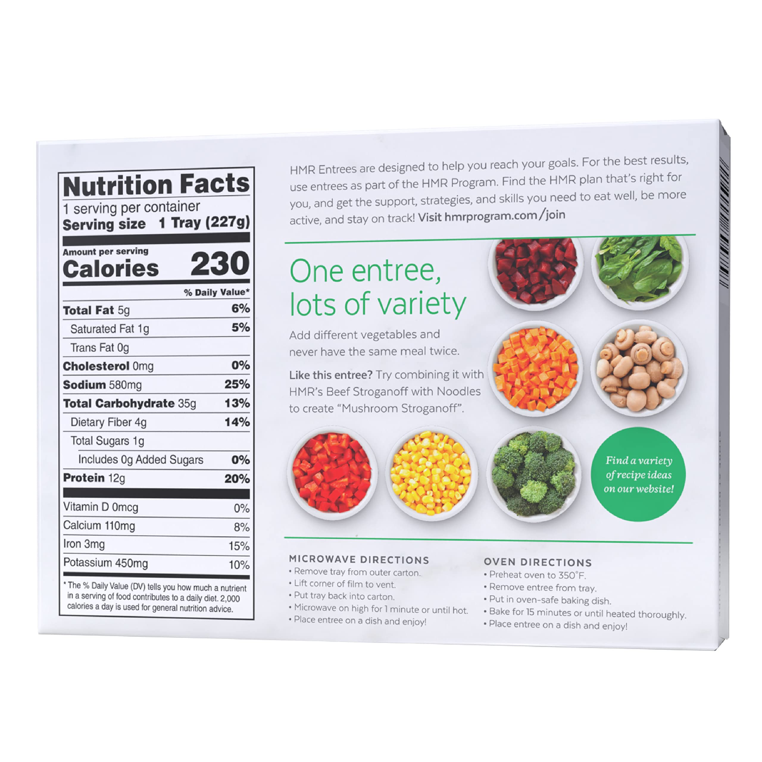 HMR Mushroom Risotto Entrée | Pre-packaged Lunch or Dinner to Support Weight Loss HMRAu supplements