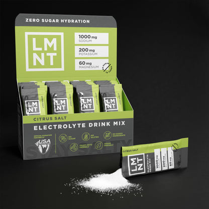 LMNT Zero Sugar Electrolytes - Citrus Salt | Drink Mix | 30-Count Drink LMNTUS supplements