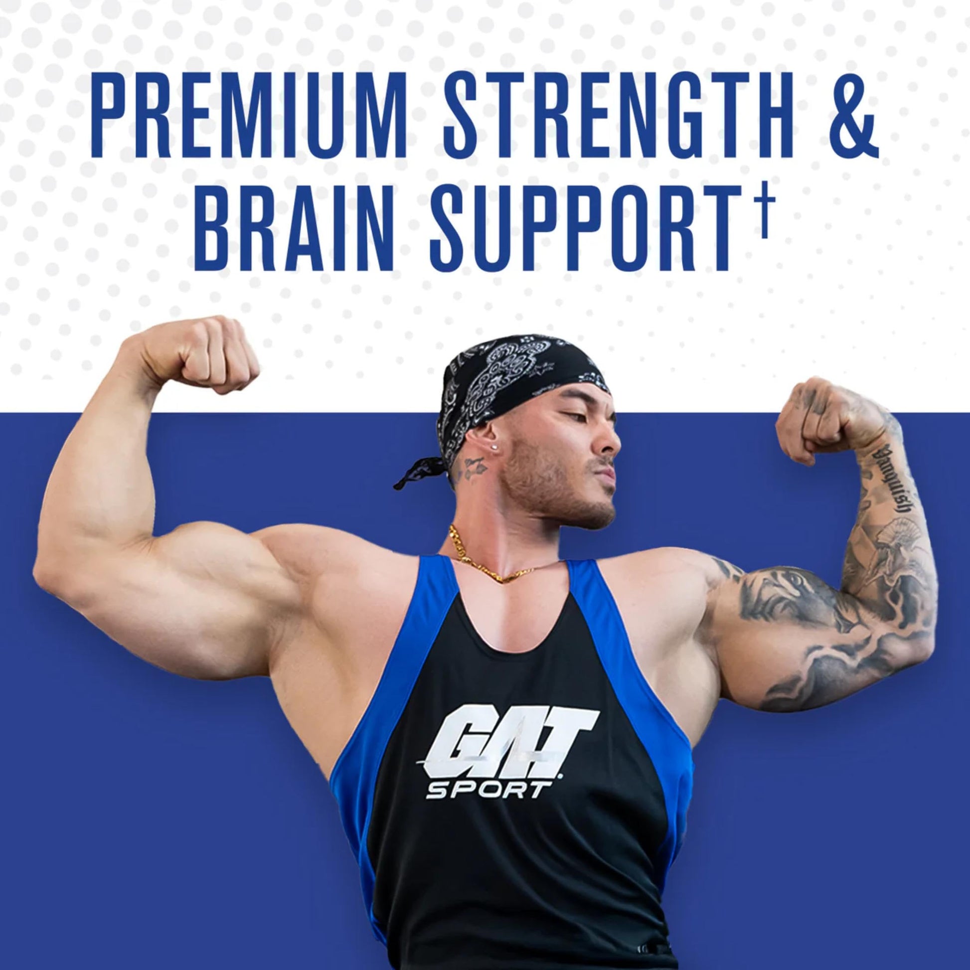 GAT SPORT Pro Creatine Capsules, Strengh, Wellness, Brain Health, Enhanced Absorption, 5 Grams, 150 Veggie Capsules GAT SPORTAu supplements