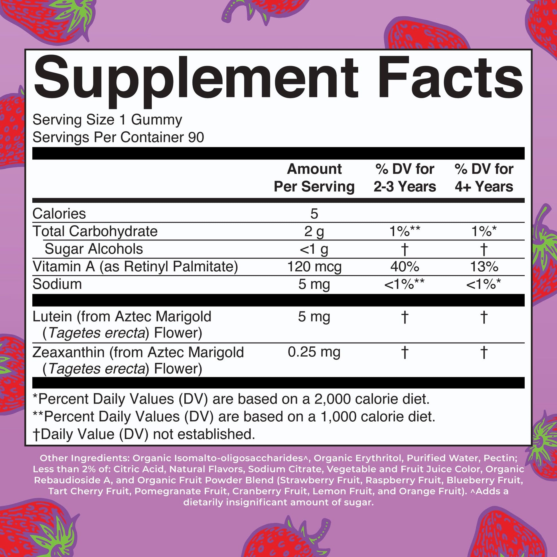 MaryRuth Organics Eye Care Gummies | Eye Health Vitamins for Adults and Kids | Lutein and Zeaxanthin Supplements | for Eyes | Vegan | Non-GMO | Gluten Free | 90 Count MARYRUTH'SUS supplements
