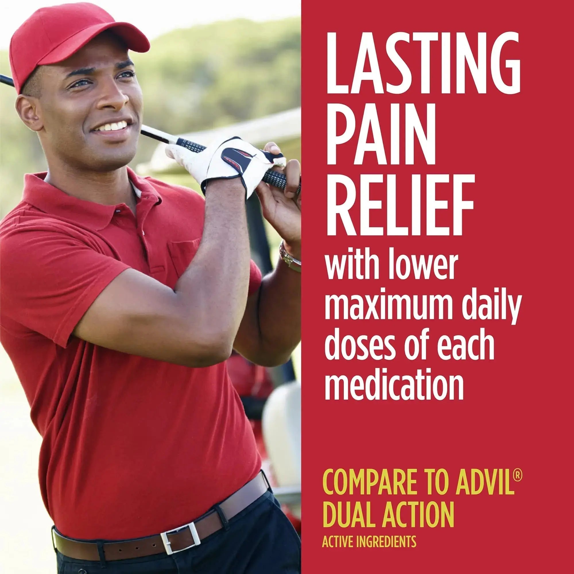 GoodSense Dual Action Acetaminophen 250 mg and Ibuprofen (NSAID) 125 mg Tablets, Pain Reliever for Headache Relief, Arthritis Pain Relief and More, 144 Count GoodSenseAu supplements