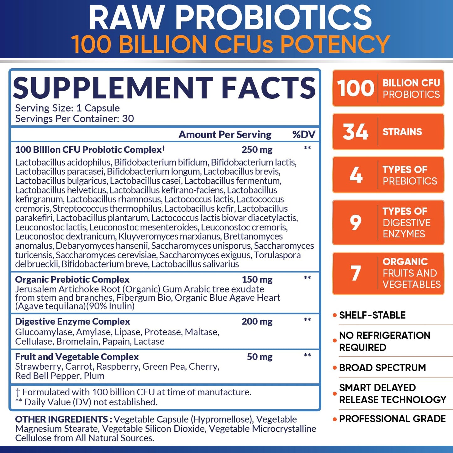 Organic Probiotics 100 Billion CFU, Dr Formulated Probiotics for Women, Probiotics Wholesome WellnessUS supplements