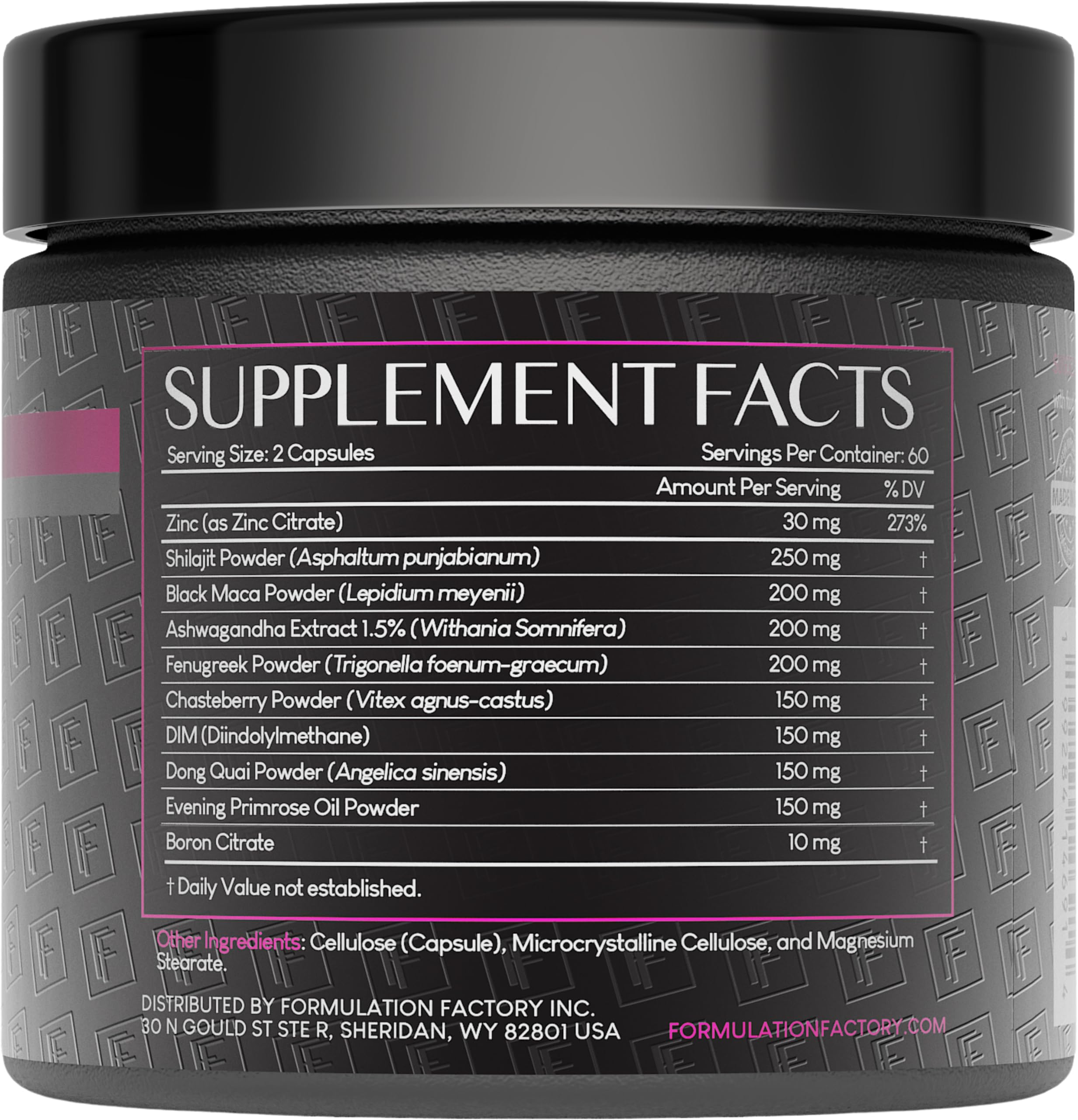 Formulation Factory She's Obsessed: 10-in-1 Hormone Balance Maximizer with Shilajit, Maca, Ashwagandha, DIM, Dong Quai, Zinc & More for Vitality & Balance – 120 Capsules 2 Months Formulation FactoryAu supplements