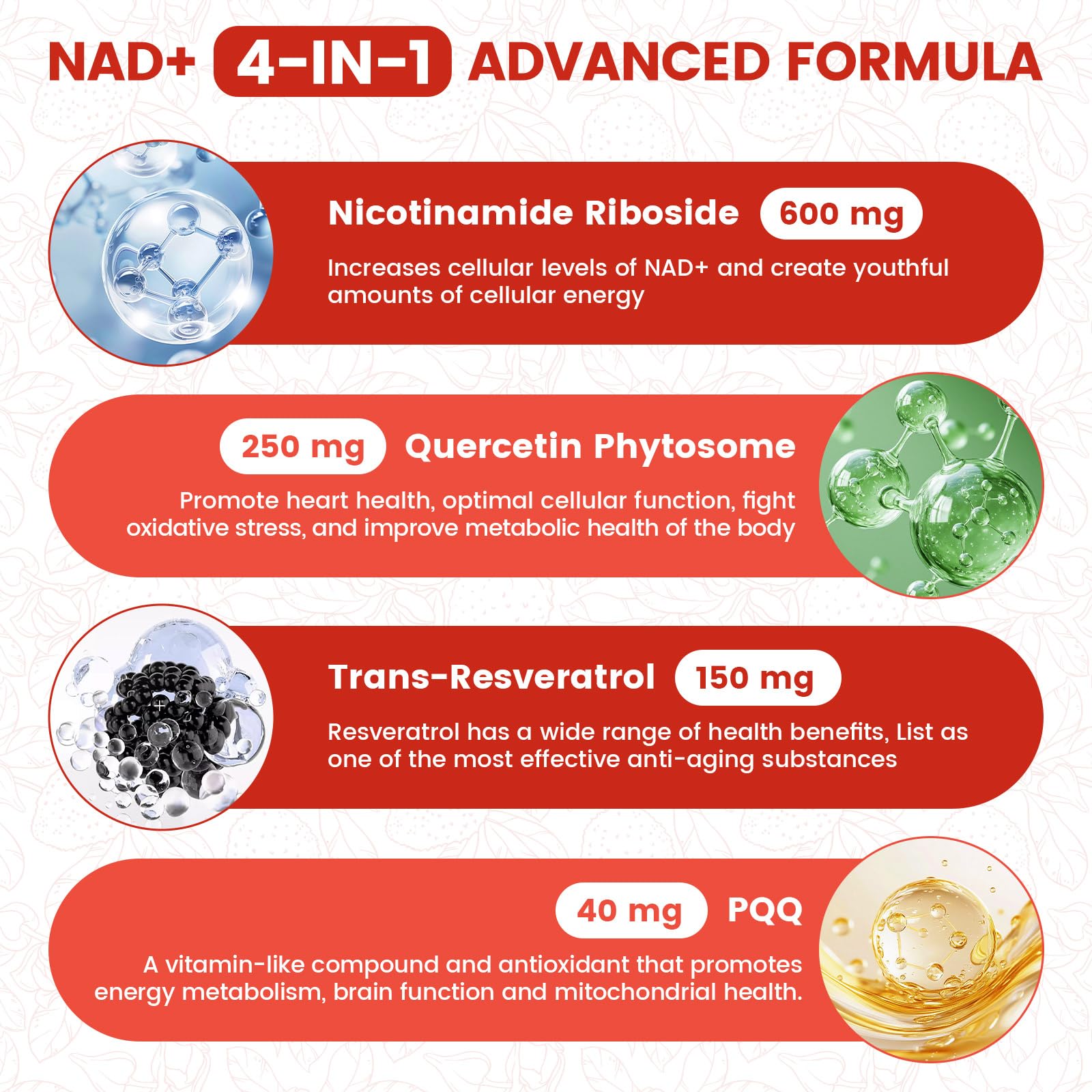 NIUSISE NAD Supplement, NAD+ Liquid, 1000mg Enhanced Formula with PQQ, Nicotinamide Riboside & Resveratrol, Advanced Anti-Aging Support for Men & Women, Sustained Energy, Vitality Boost (30 Packets) NIUSISEAu supplements