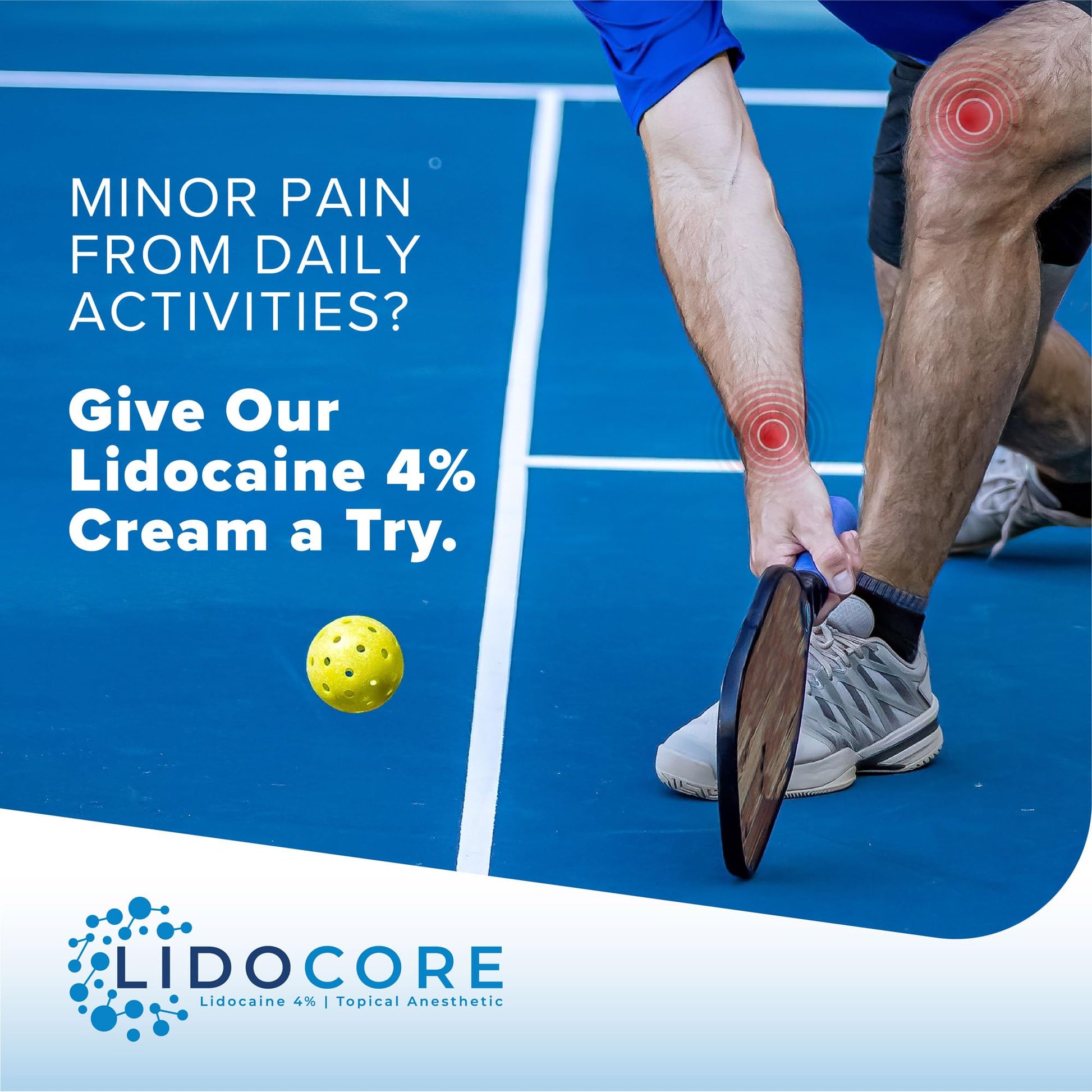Lidocore Pain Relief Cream with 4% Lidocaine | Maximum Strength OTC | Safe & Compliant formula | Minor cuts, scrapes, insect bites, cold sores | Non-Greasy, Odor-free, Fragrance-Free | 2.7 oz (76.5 g) LidocoreAu supplements
