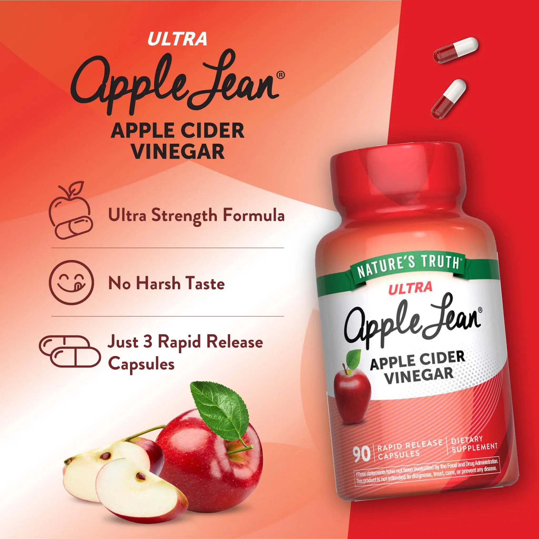 Nature's Truth Apple Cider Vinegar Pills | 90 Capsules | Non-GMO & Gluten Free Supplement Nature's TruthAu supplements