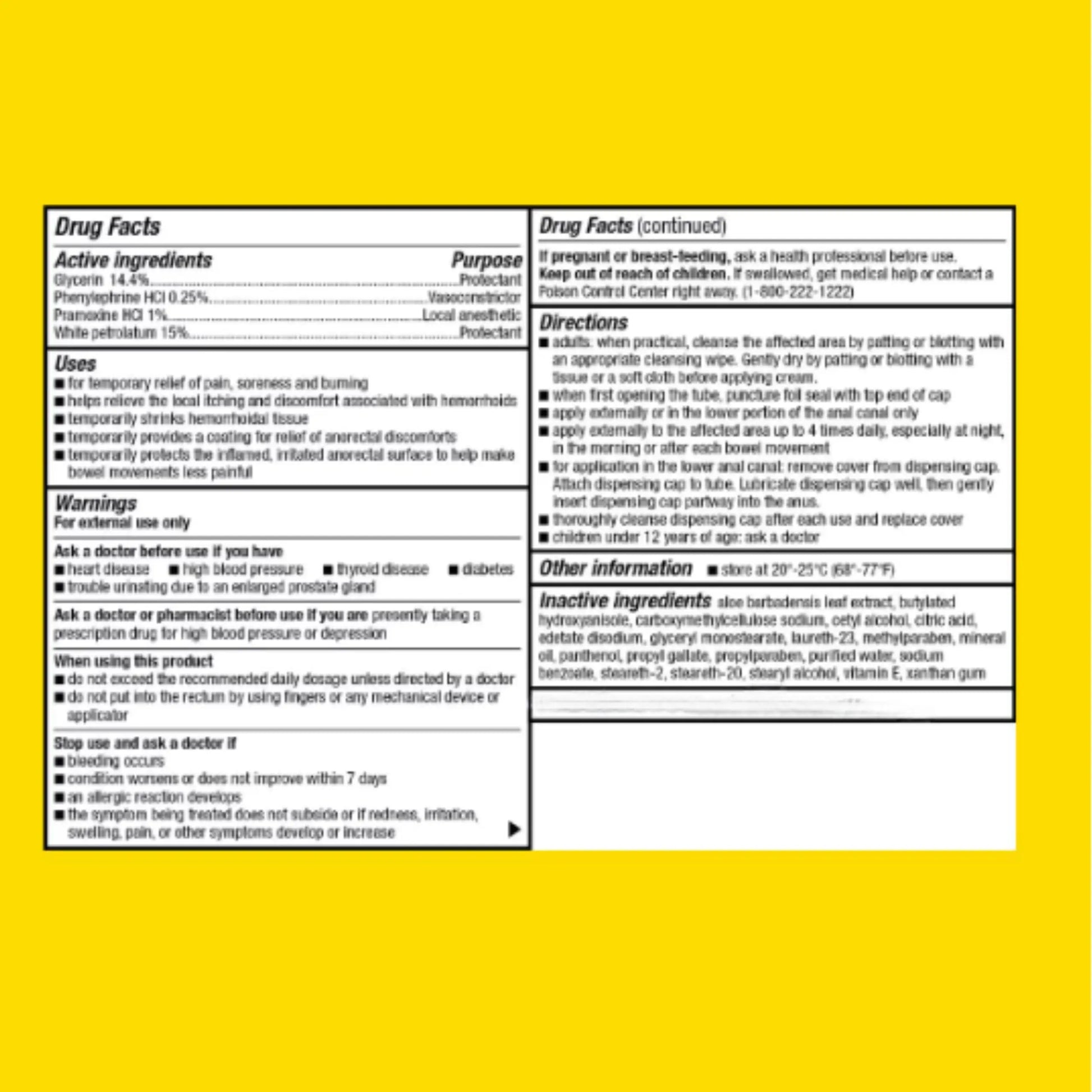 Equate Hemorrhoidal Cream,1.8 Oz (Pack of 02) Total 2 + me Gusta Sticker ME GUSTA SHOPAu supplements