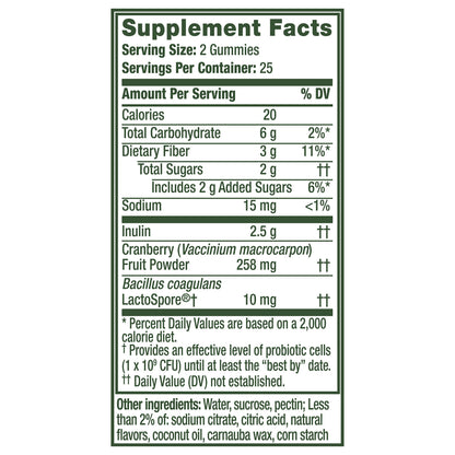 Align Digestive Health Prebiotic + Probiotic Supplement Gummies in Natural Fruit Flavors AlignUS supplements