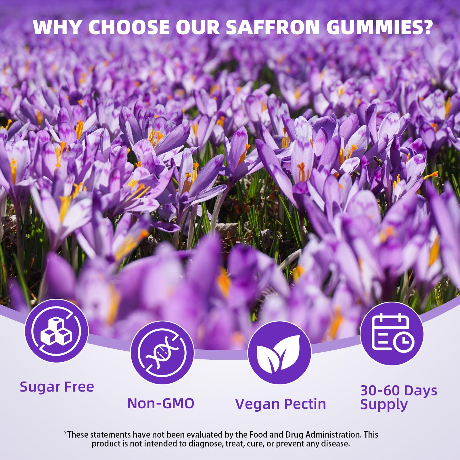 Saffron Supplement Gummies for Kids & Adults Supports Antioxidant Function with Ashwagandha, L-Theanine, Rhodiola Rosea, Lemon Balm, Vitamin D3, B6, Magnesium & Zinc – Raspberry Flavor, 60 Count MchokuuAu supplements