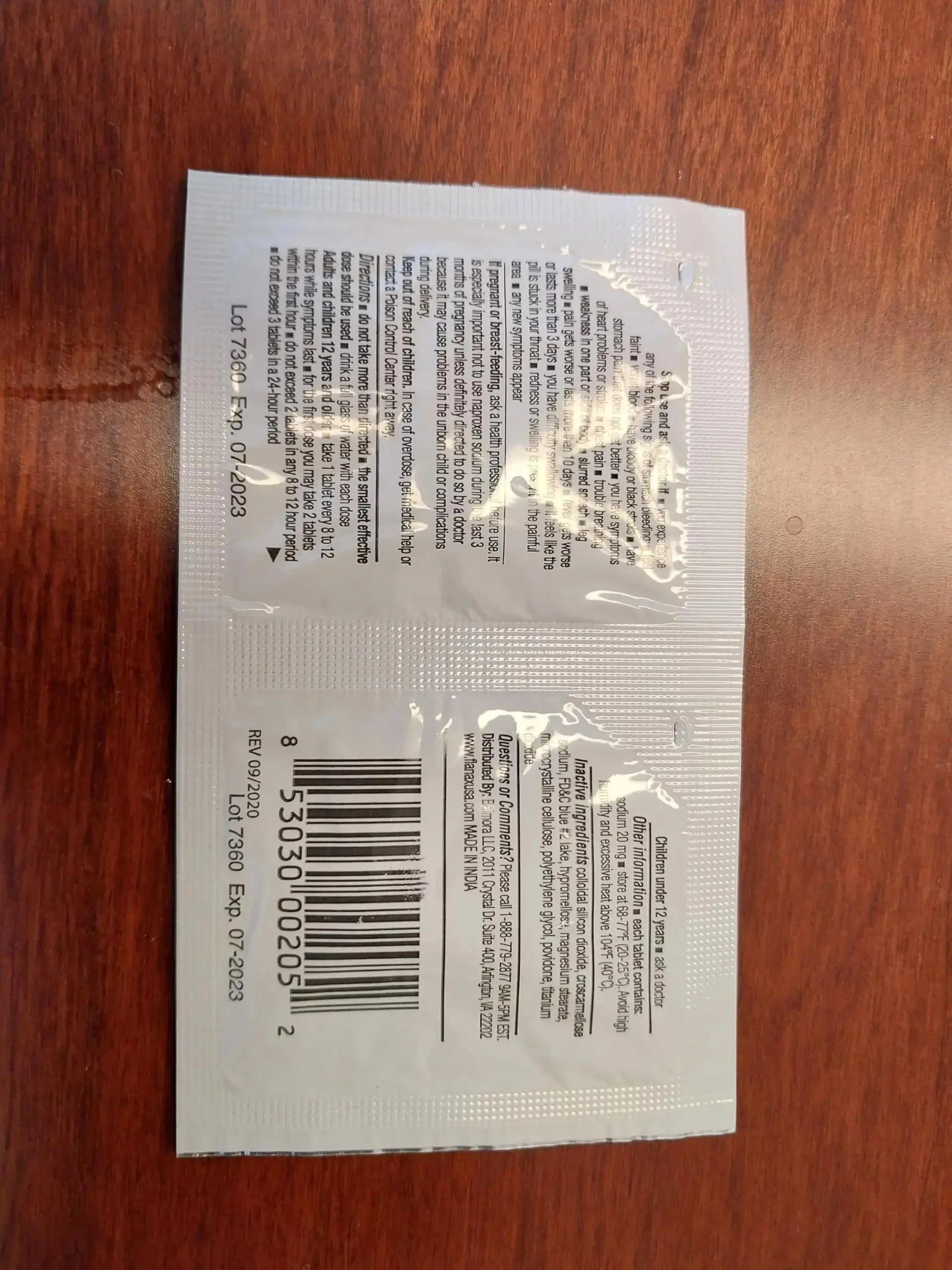 Flanax Pain Reliever Tablets 2ct Retail Dispenser FlanaxAu supplements
