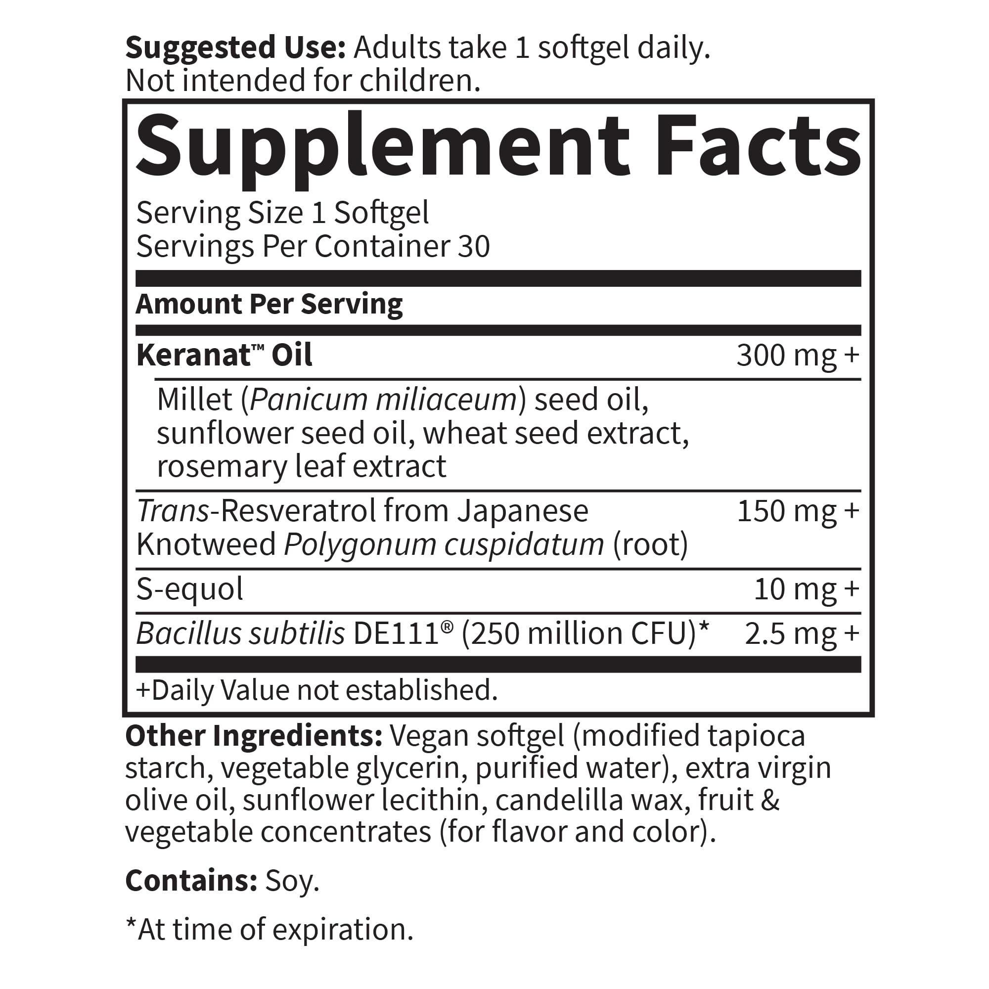 Garden of Life Herbals Menopause Supplement with S-equol & Trans-Resveratrol for Multi-Symptom Relief, Keranat for Thicker, Fuller Hair Growth – Non-GMO, Gluten-Free, Vegan, Berry Flavor, 30 Servings Garden of LifeAu supplements