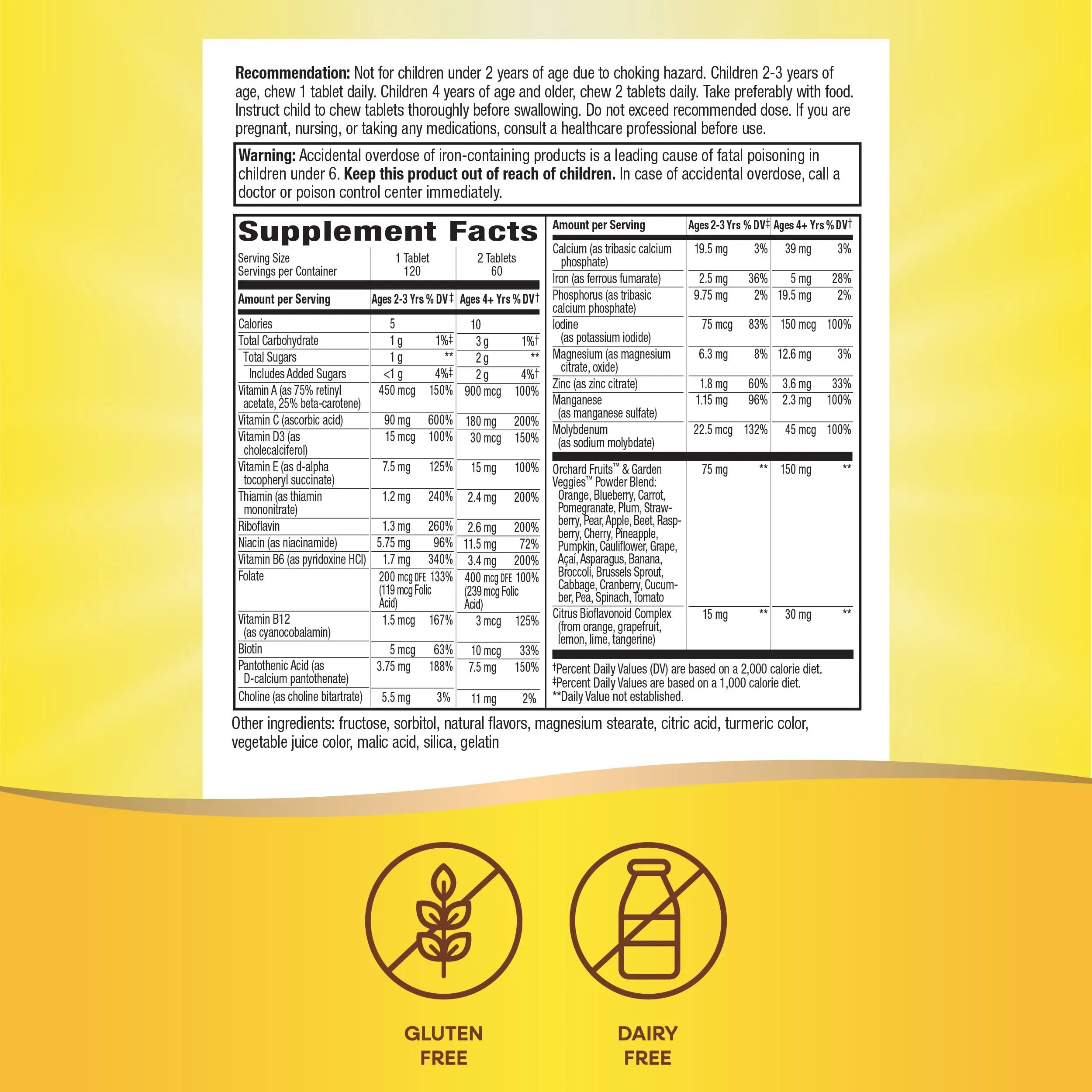 Alive! Children's Multi-Vitamin Chewable - 120 Chewable Tablets by Nature's Way Nature's WayAu supplements