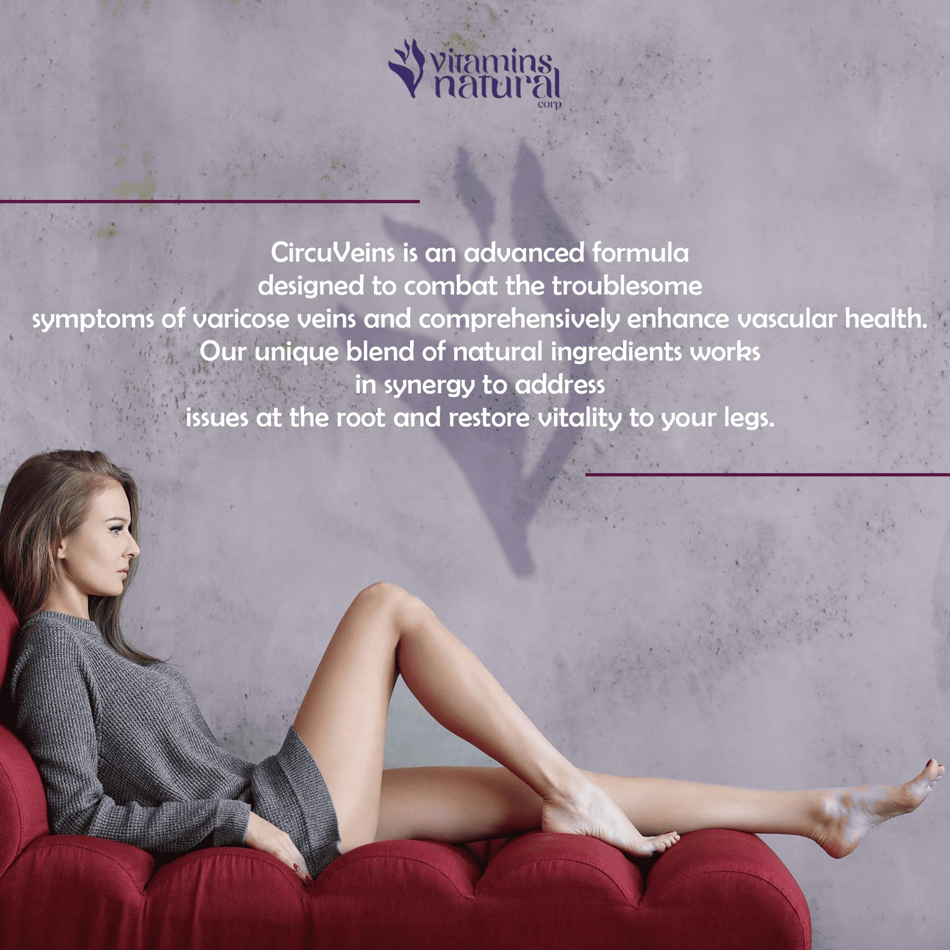 VITAMINS NATURAL CORP. CircuVeins Varicose Veins Support for Legs Capsules – Organic Vein Health Supplement with Horse Chestnut Grape Extract and Cayenne Pepper – 60 Capsules VITAMINS NATURAL CORPAu supplements