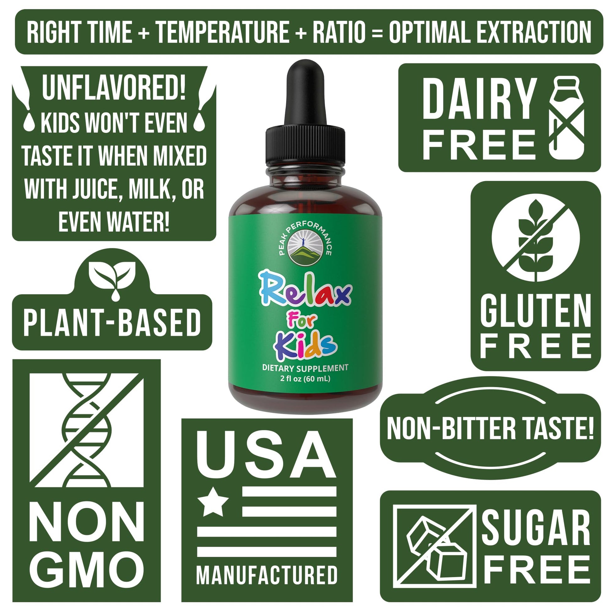 Kids Calm Liquid Drops. Aid for Relaxation, Calming, Optimal Sleep With Chamomile, Magnesium. No Bitter Taste. Kids Won't Know They're Taking It. Sugar Free 9-in-1 Vegan Supplement. Non-Habit Forming Peak PerformanceAu supplements