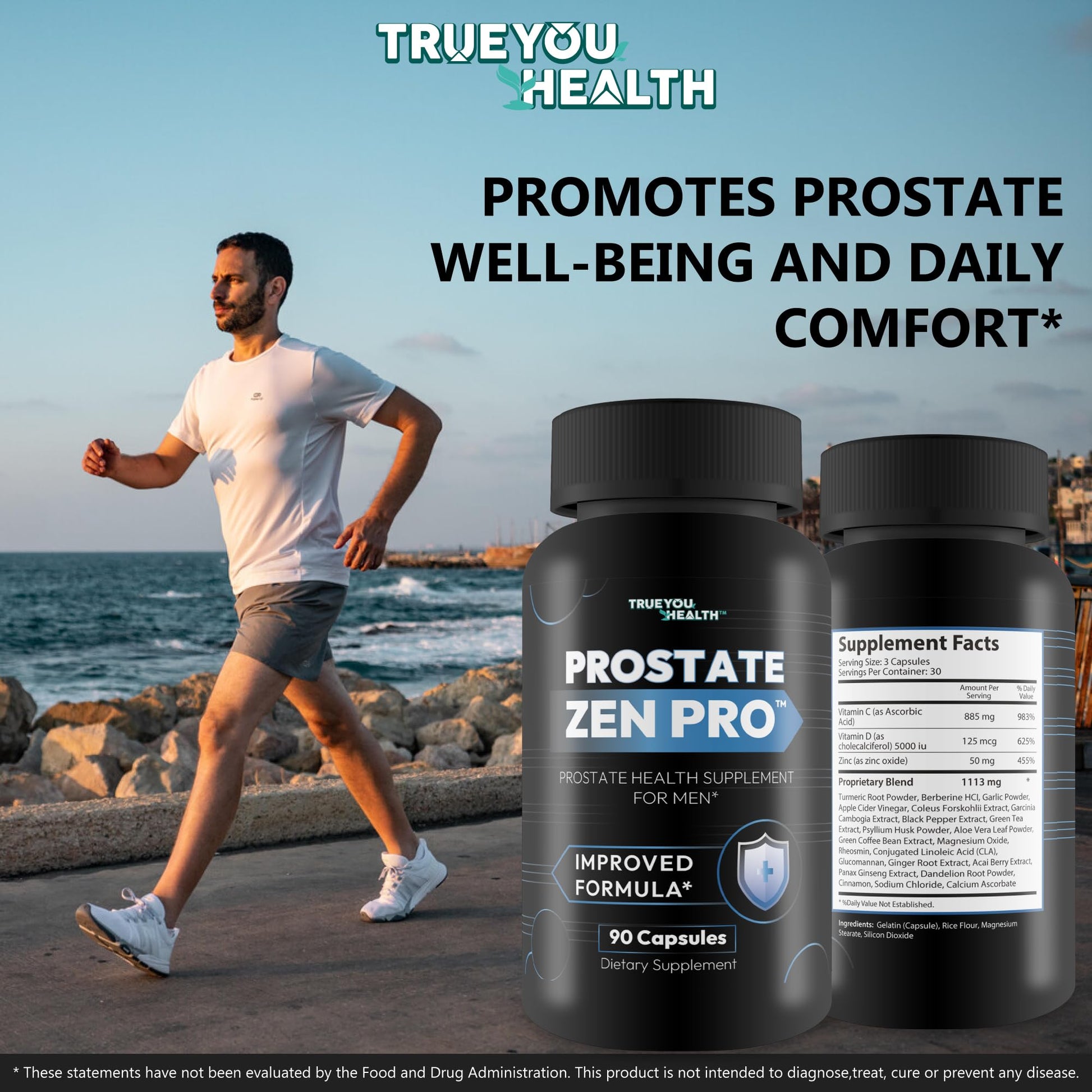 Prostate Zen Pro - Improved Formula - Our Best Prostate Health Supplement for Men - Our Best Prostate Support Supplement for Men’s Health - Natural Prostate Genix ProstaZen True You HealthAu supplements