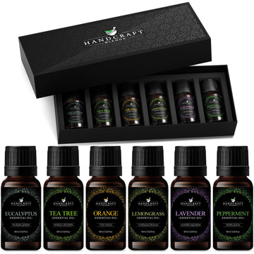 Handcraft Essential Oils Set – Top 6 Essential Oil Diffuser Oils for Home, Candle Making, Aromatherapy Oils Handcraft BlendsAu supplements