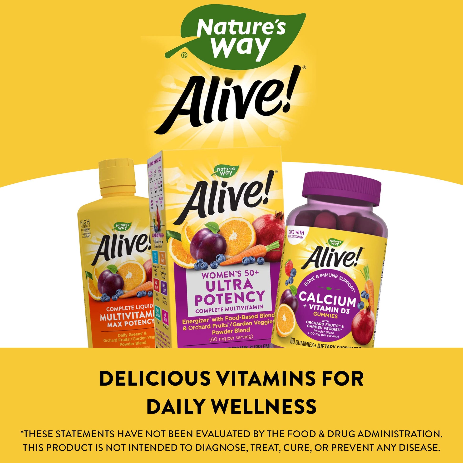 Nature’s Way Alive! Women’s 50+ Ultra Potency Complete Multivitamin Nature's WayAu supplements