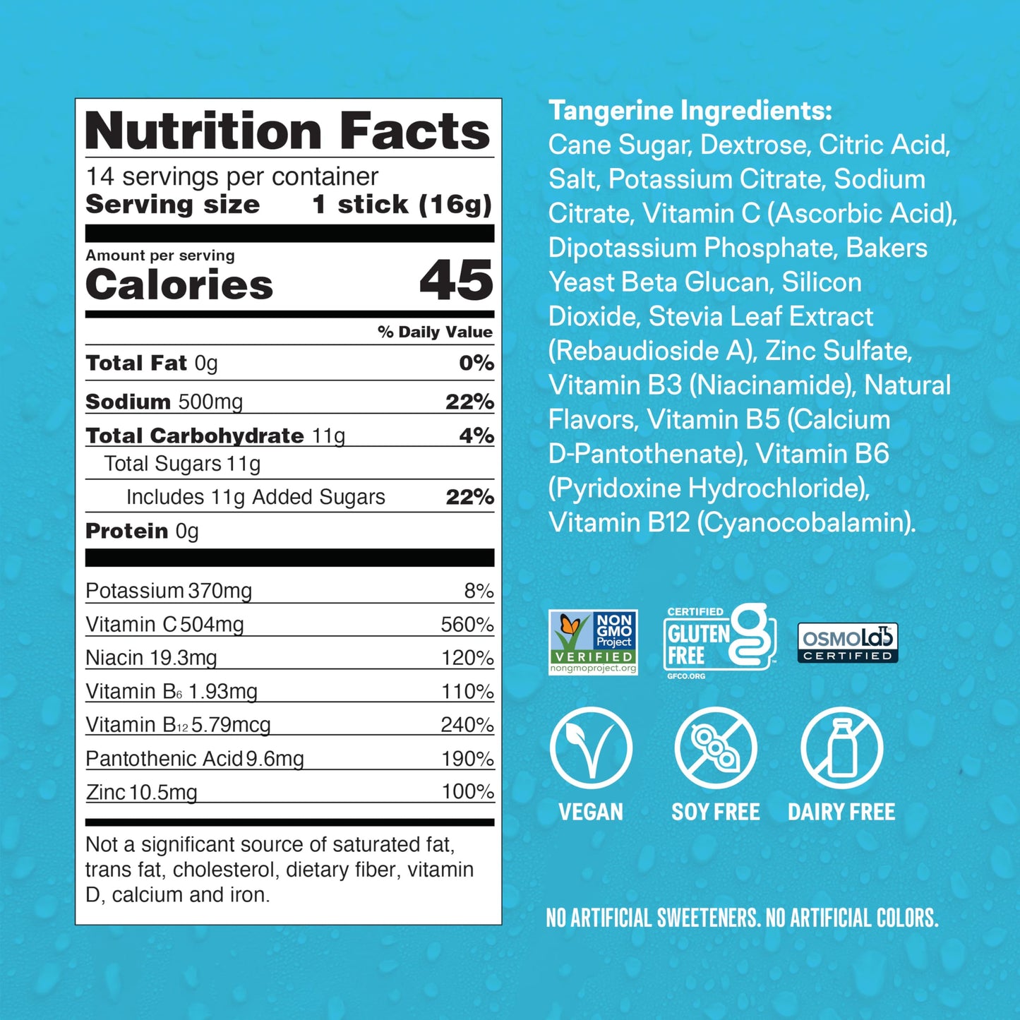 Liquid I.V.® Hydration Multiplier +Immune Support - Tangerine | Electrolyte Powder Drink Mix | 1 Pack (14 Servings) Liquid I.V.US supplements