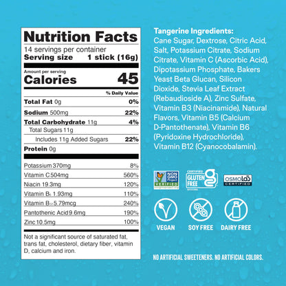 Liquid I.V.® Hydration Multiplier +Immune Support - Tangerine | Electrolyte Powder Drink Mix | 1 Pack (14 Servings) Liquid I.V.US supplements