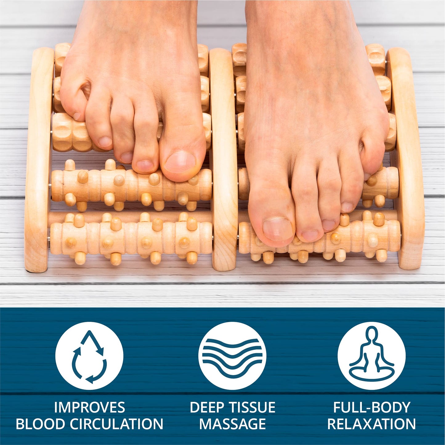 TheraFlow Foot Massager for Plantar Fasciitis Relief, Relaxation Gifts for Women, Men TheraFlowUS supplements