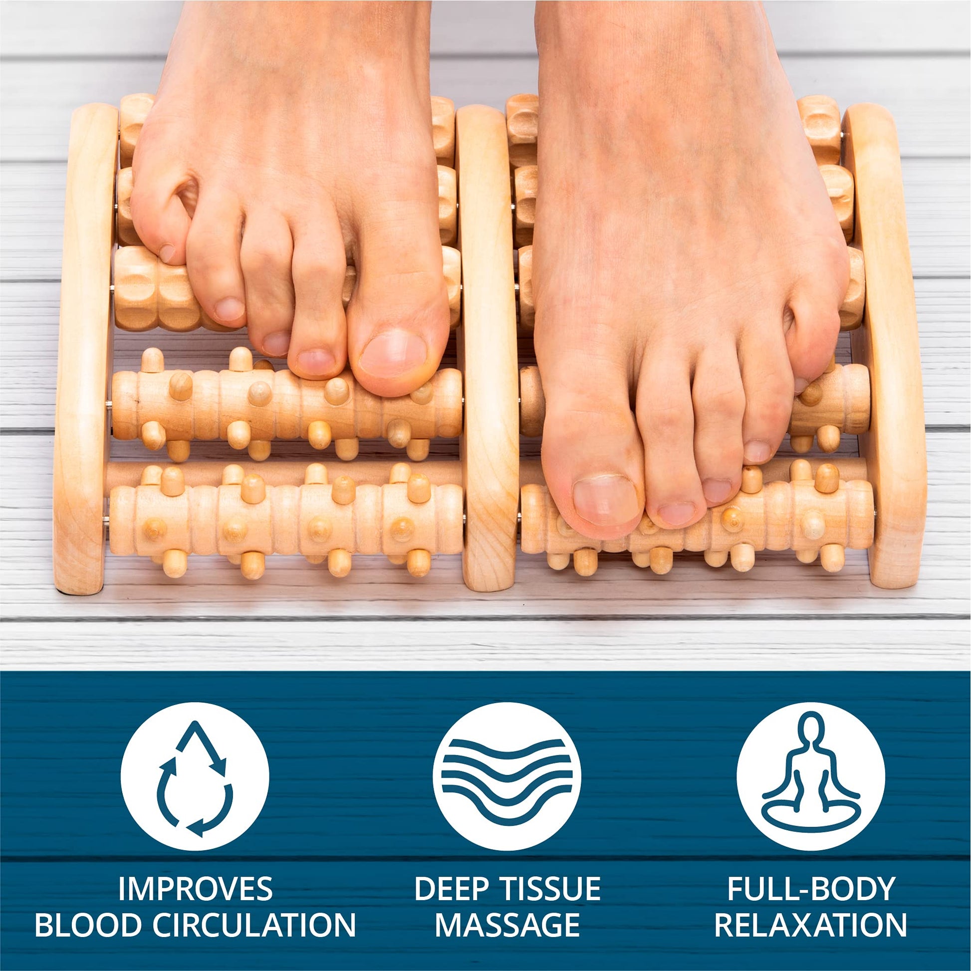TheraFlow Foot Massager for Plantar Fasciitis Relief, Relaxation Gifts for Women, Men TheraFlowAu supplements