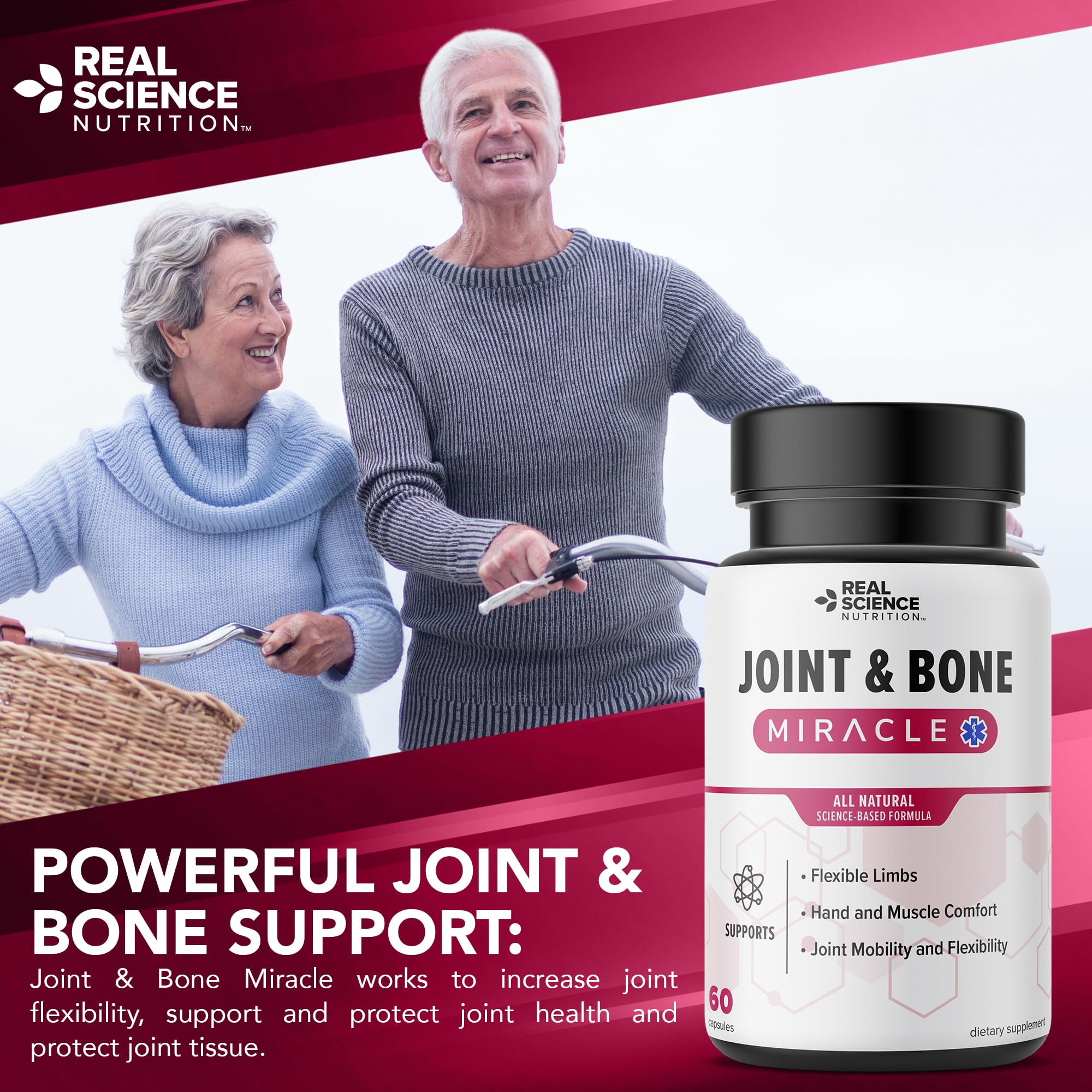 Real Science Nutrition Offers Joint & Bone Miracle for Enhanced Joint Mobility and Alleviating Muscle Discomfort Real Science NutritionAu supplements