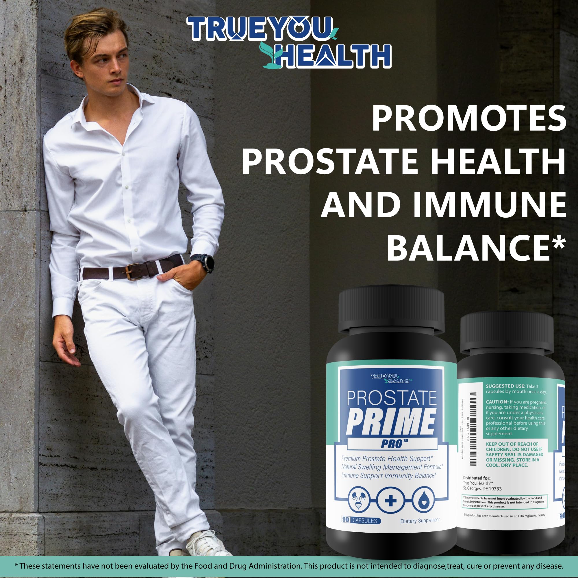 Prostate Prime Pro - Improved Formula - Our Best Prostate Support Supplement For Men’s Health - Natural Prostatitis Prostate Health - Natural Prostate Remedies - Men Prostate Vitamin Prostaprime Pills True You HealthAu supplements
