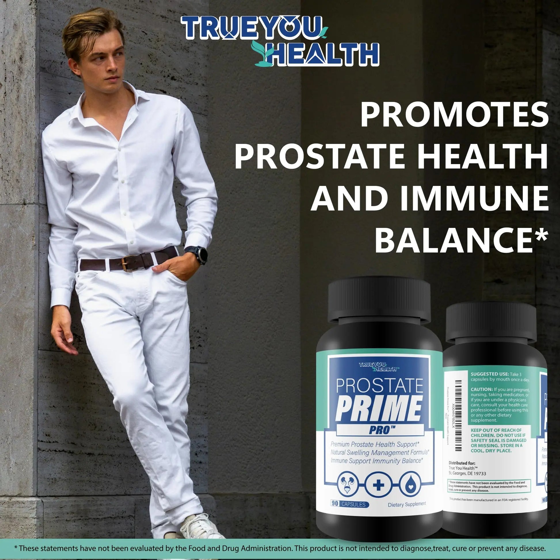 Prostate Prime Pro - Improved Formula - Our Best Prostate Support Supplement For Men’s Health - Natural Prostatitis Prostate Health - Natural Prostate Remedies - Men Prostate Vitamin Prostaprime Pills True You Healthnz supplements