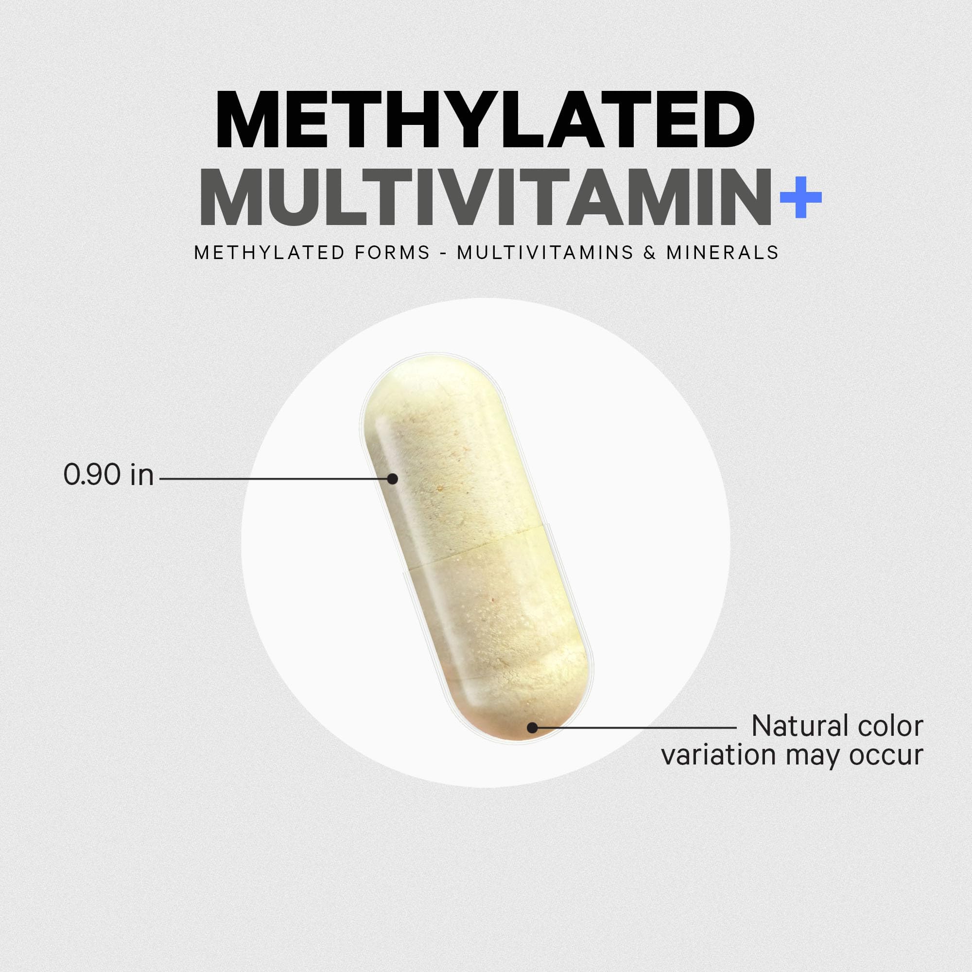 Codeage Methylated Multivitamin Supplement - B-Vitamin, Vitamins A, C, D, E, K2, B12 Methylcobalamin - L-Methylfolate - Magnesium, CoQ10, DIM, Probiotics, Benfotiamine, Lithium, Calcium - 90 Capsules CodeageAu supplements