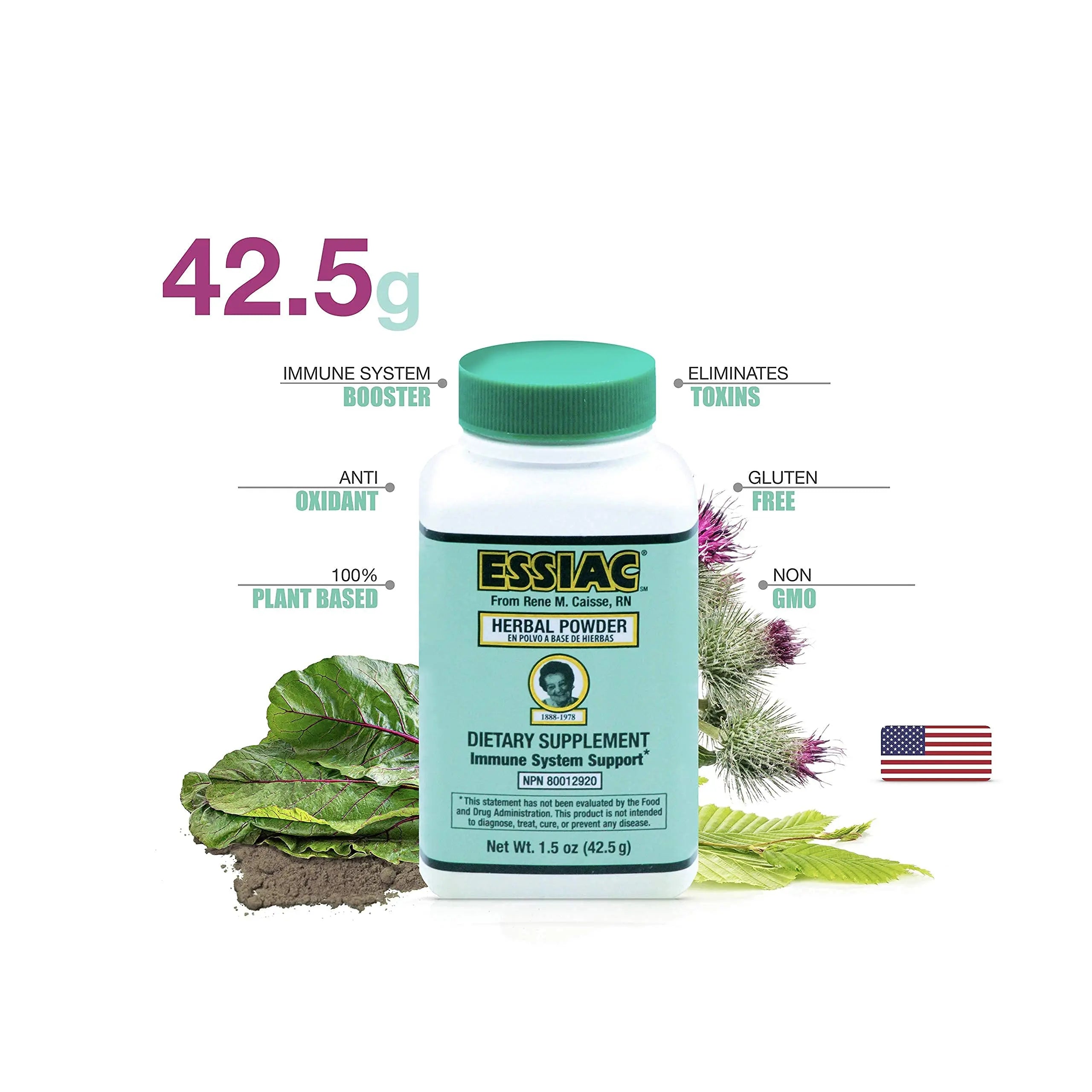 Essiac All-Natural Tea Powder & Organic Wild-Crafted Daily Drops | Detoxify Liver, Blood & Lymph Node EssiacAu supplements