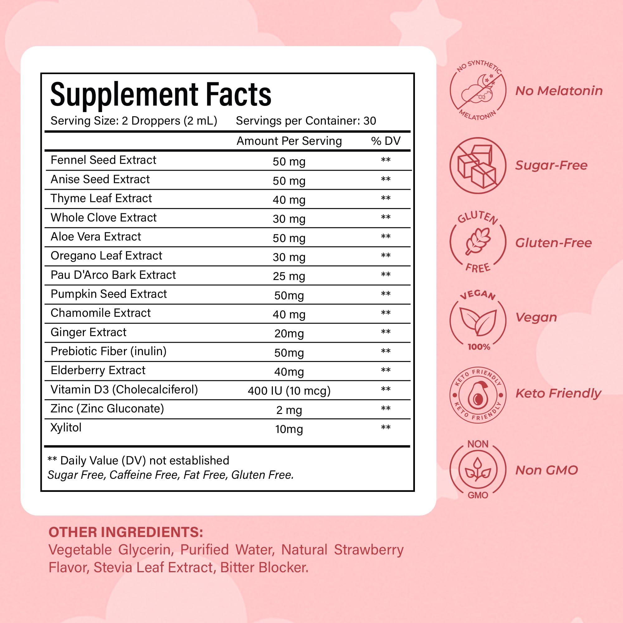 NutraPeaks Kids Liquid Botanical Drops – Natural Blend with Prebiotics, Chamomile, Ginger & Elderberry – Sugar-Free, Alcohol-Free, Non-GMO – 2 fl oz NutraPeaksAu supplements