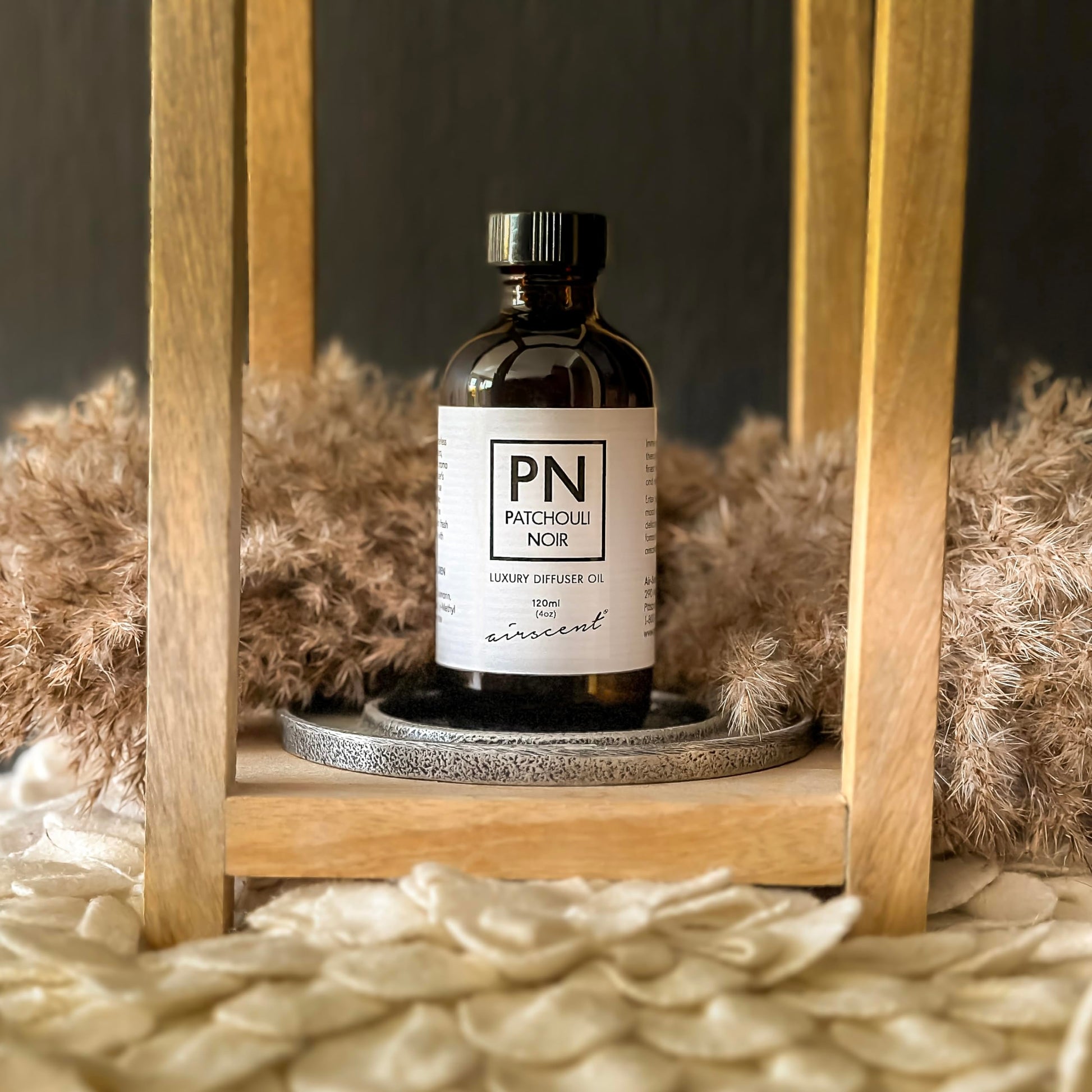 Patchouli Noir Diﬀuser Oil - Air-Scent Aroma and Essential Oil Blend - 120 Milliliter (4 ﬂ oz) Bottle Air-ScentAu supplements