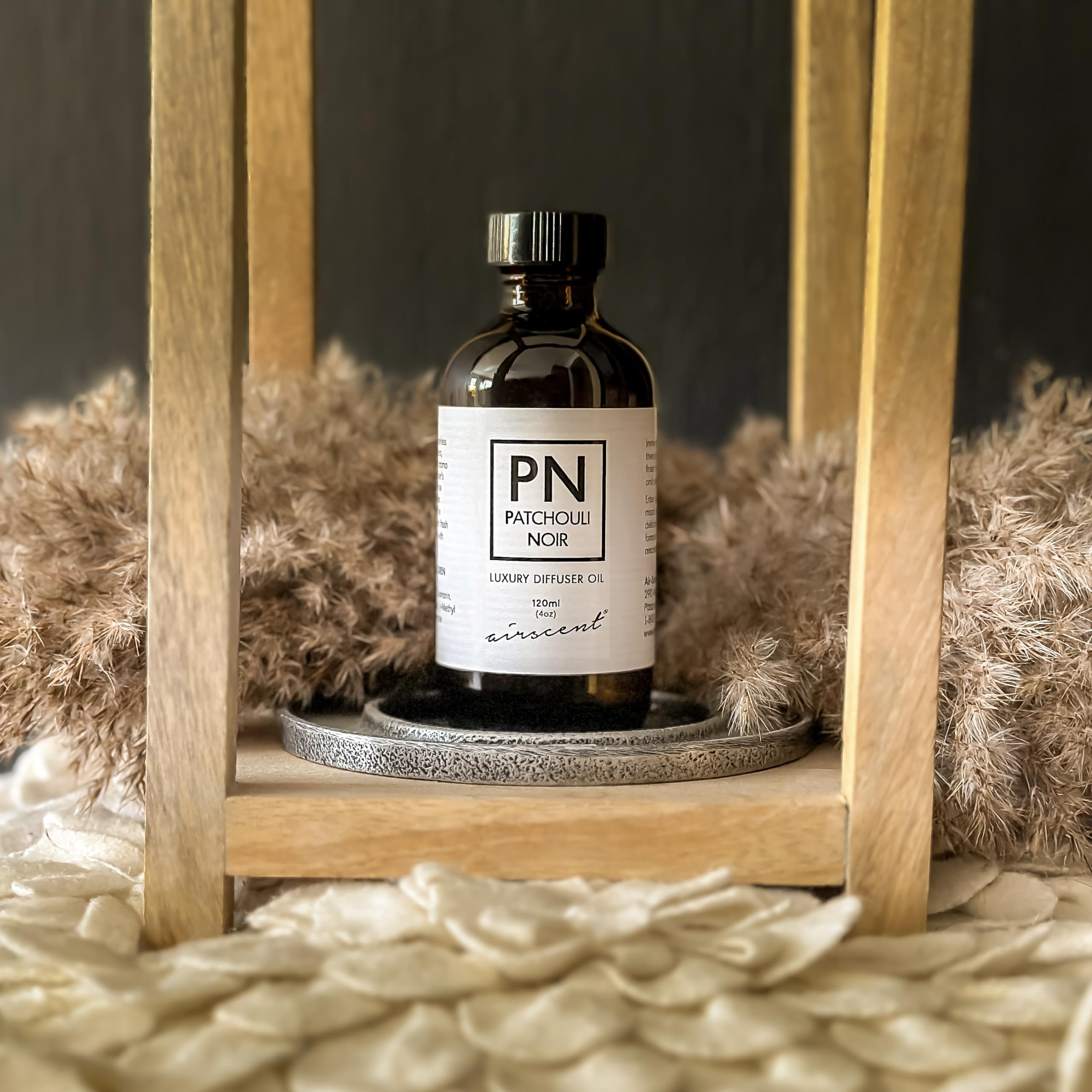 Patchouli Noir Diﬀuser Oil - Air-Scent Aroma and Essential Oil Blend - 120 Milliliter (4 ﬂ oz) Bottle Air-ScentAu supplements