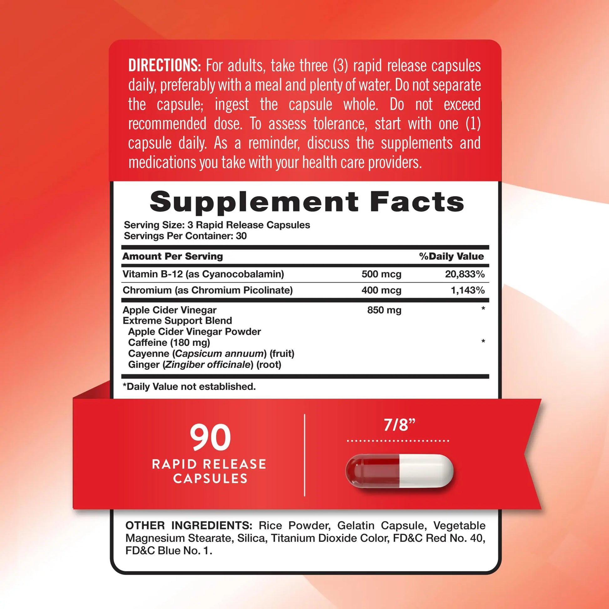 Nature's Truth Apple Cider Vinegar Pills | 90 Capsules | Non-GMO & Gluten Free Supplement Nature's TruthAu supplements