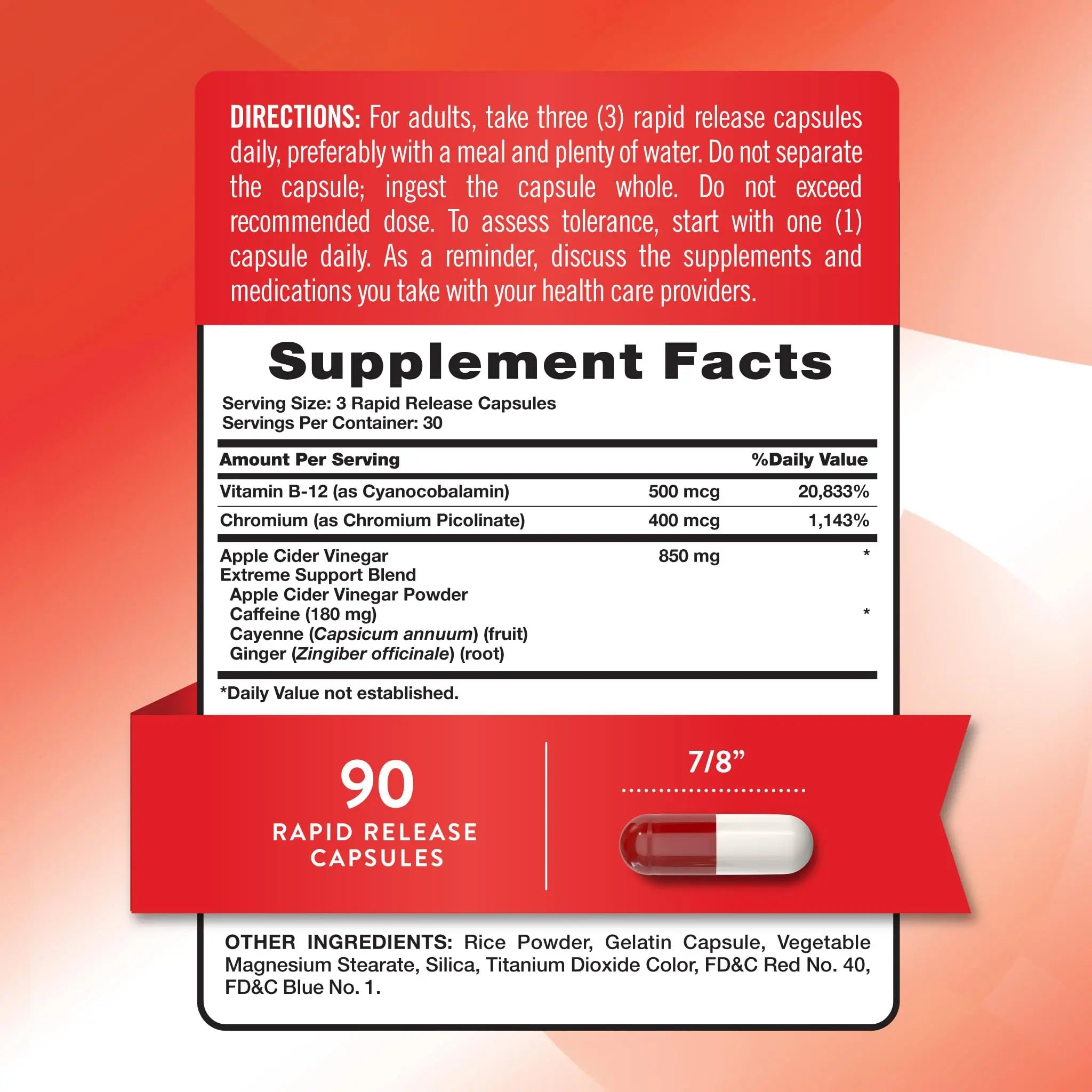 Nature's Truth Apple Cider Vinegar Pills | 90 Capsules | Non-GMO & Gluten Free Supplement Nature's TruthAu supplements