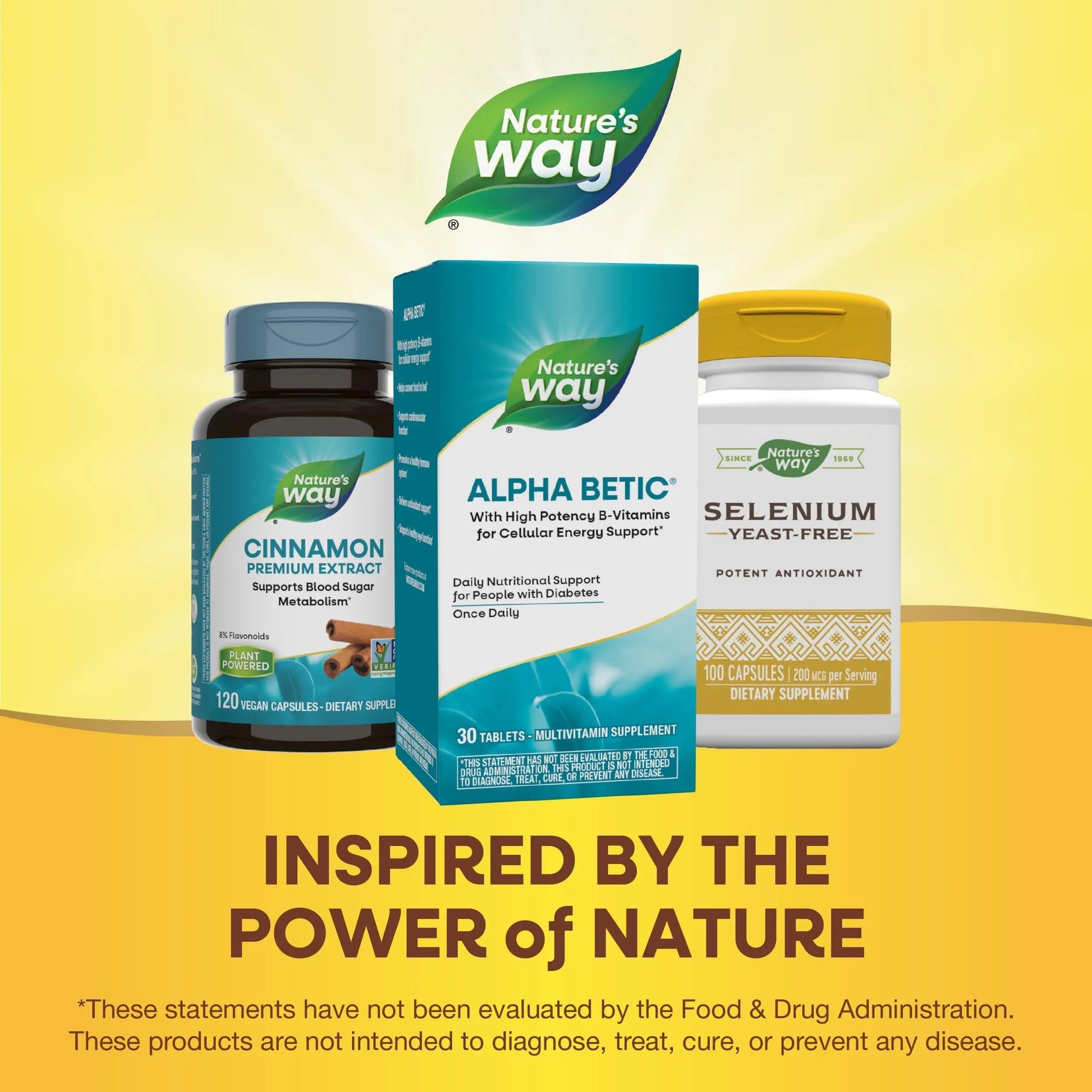 Nature's Way alpha betic, Diabetic Multivitamin for Daily Nutritional Support, with B-Vitamins for Energy Metabolism Support Nature's WayAu supplements