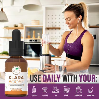 Drink Inc Klara Boost Alcohol Free Immuno-Boost | 30ML Herbal Supplement Drink IncUS supplements