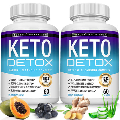 Toplux Keto Detox Pills Advanced Cleansing Extract – 1532 Mg Natural Acai Colon TopluxUS supplements