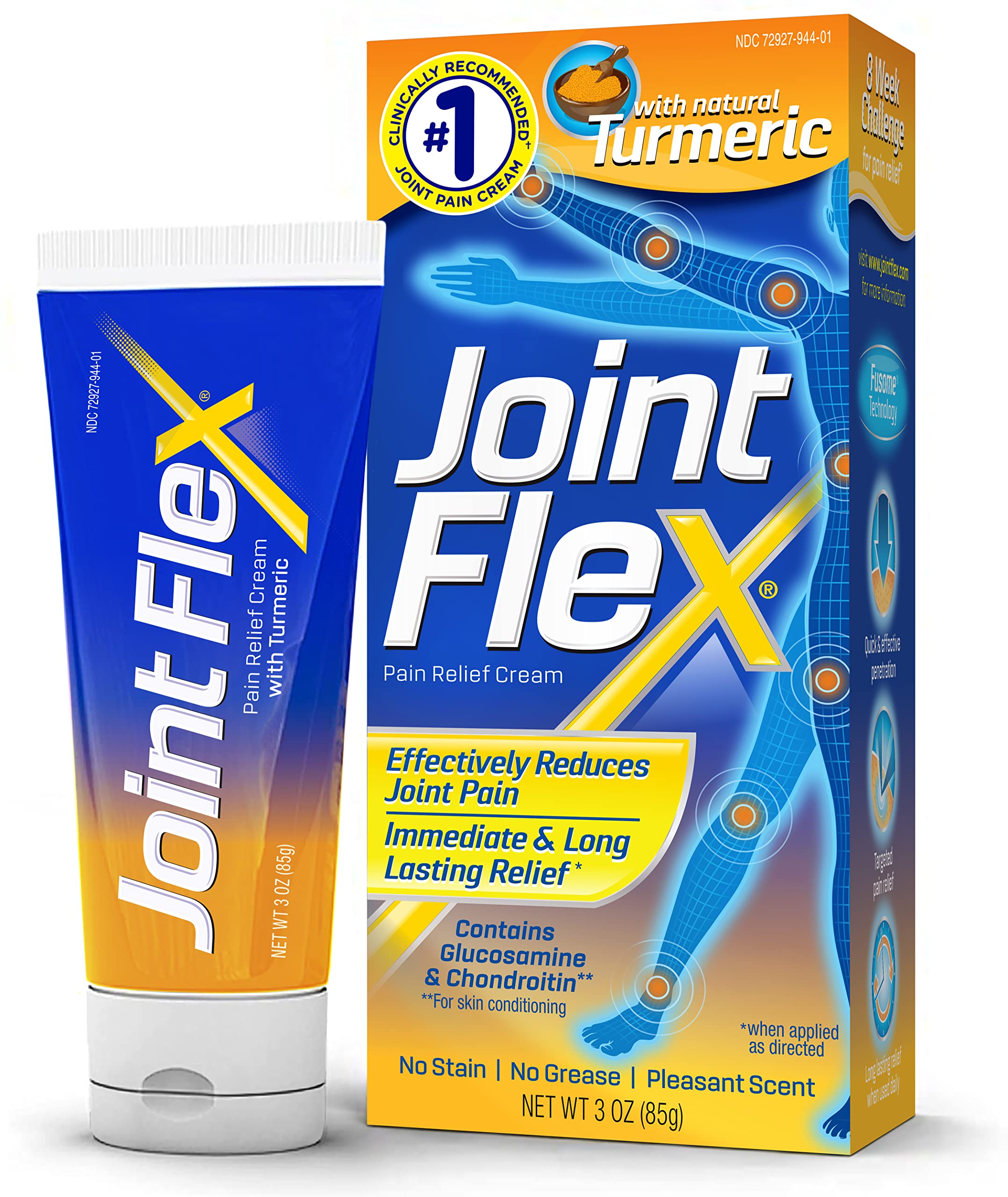 JOINTFLEX Pain Relief Cream with Turmeric, Arthritis Pain Relief, Joint Pain Relief, 3 Ounce Tube JointFlexAu supplements