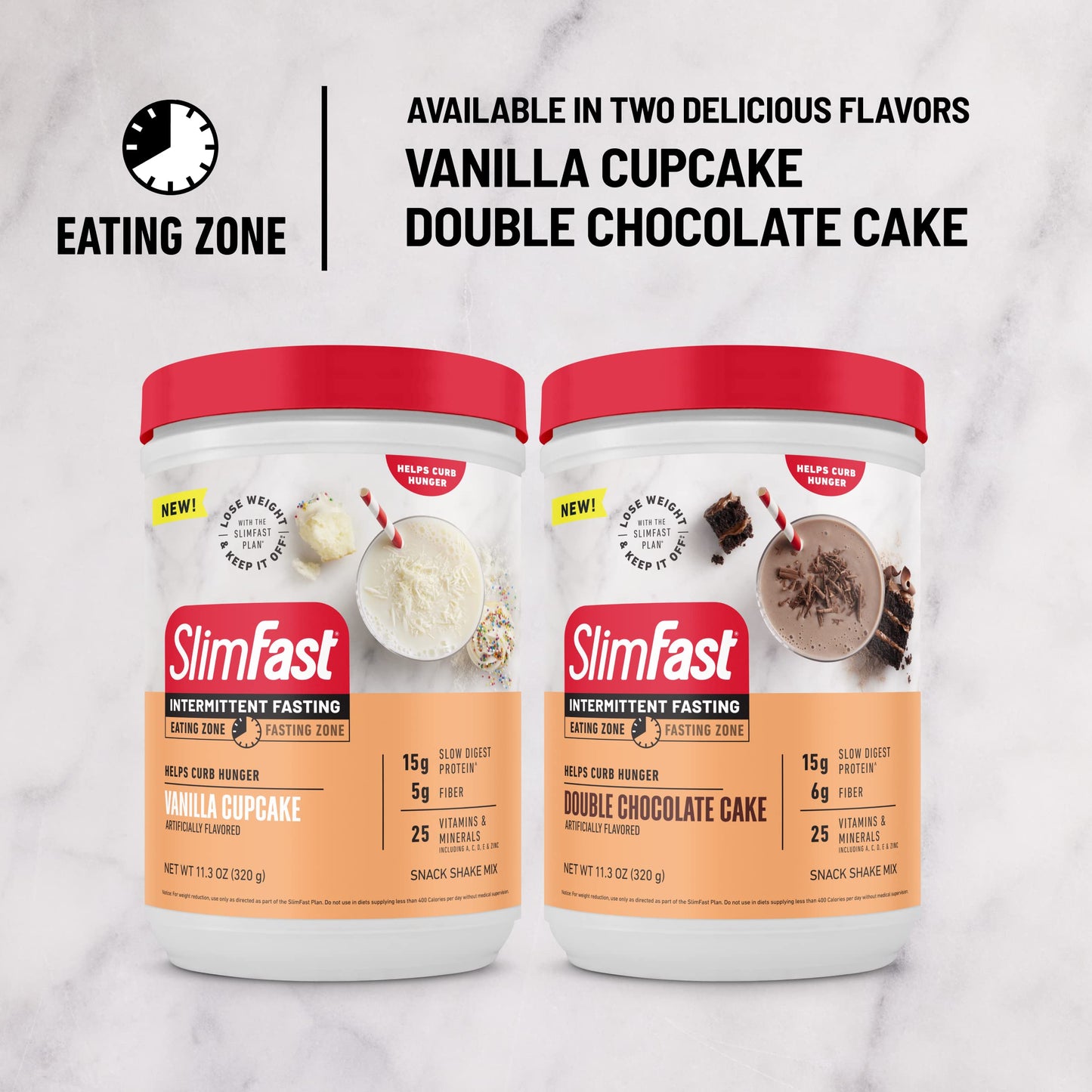 SlimFast Intermittent Fasting, Casein Protein Powder, Biotin with Vitamin & Mineral Bend SlimFastUS supplements