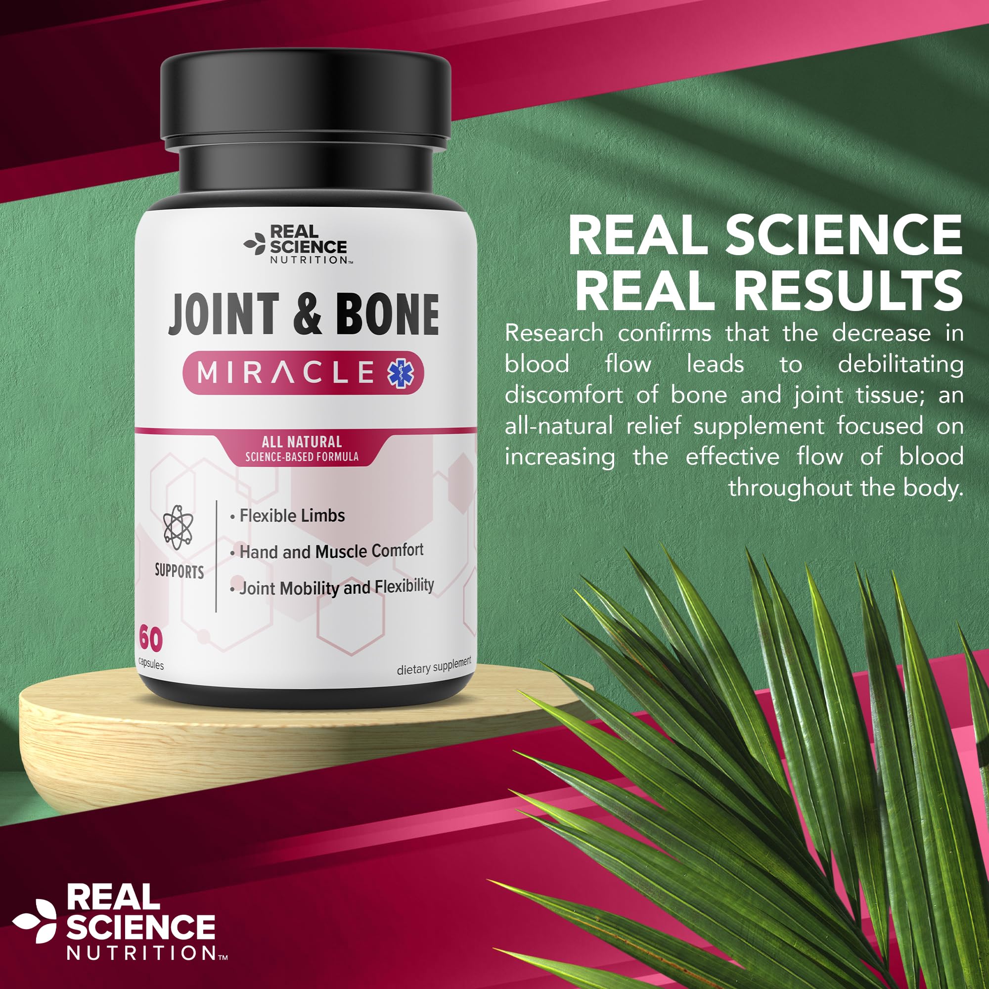 Real Science Nutrition Offers Joint & Bone Miracle for Enhanced Joint Mobility and Alleviating Muscle Discomfort Real Science NutritionAu supplements