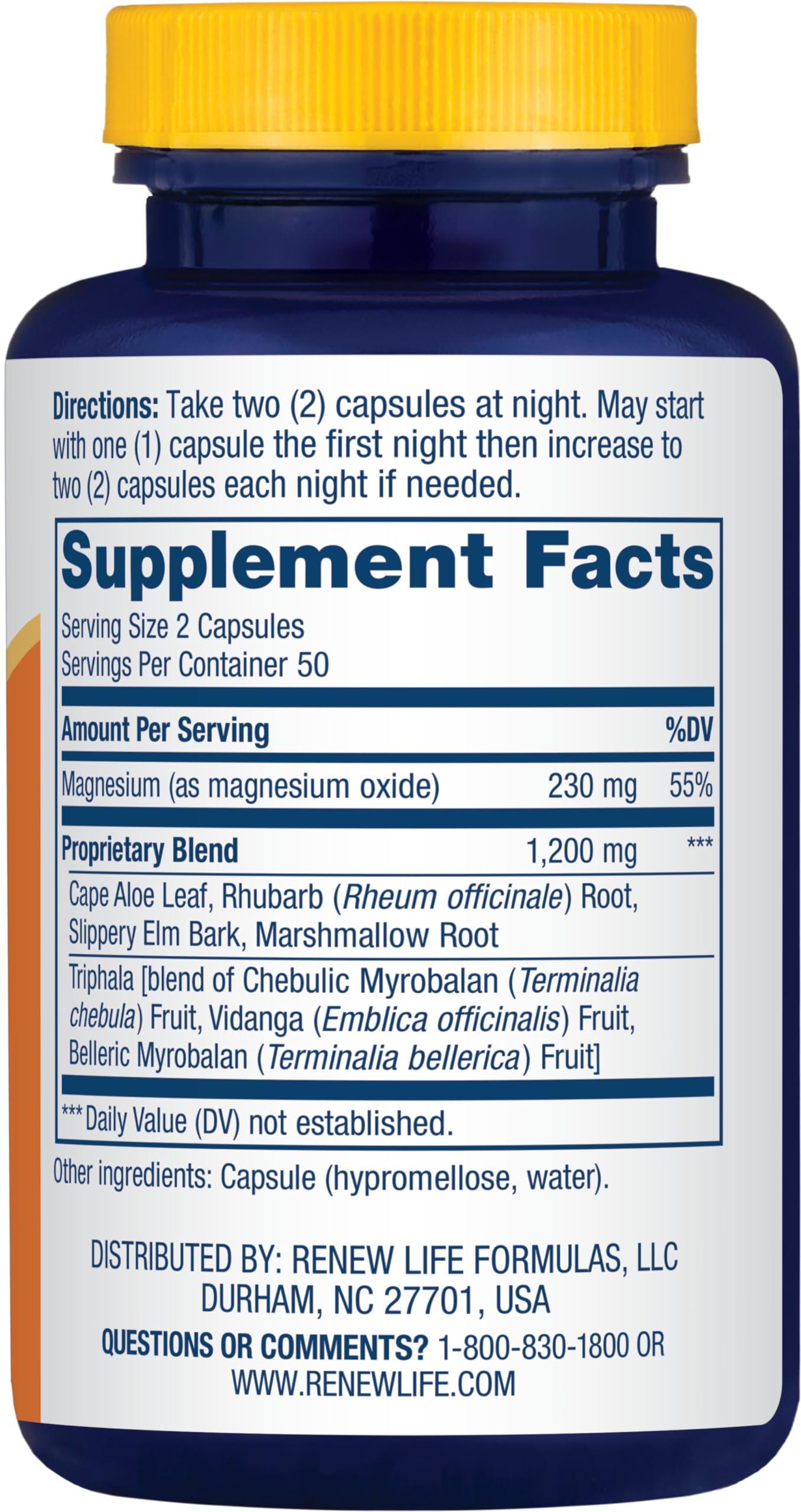Renew Life Detox Cleanse More, Reduces Bloating and Restores Regularity, Overnight Constipation Relief Renew LifeUS supplements