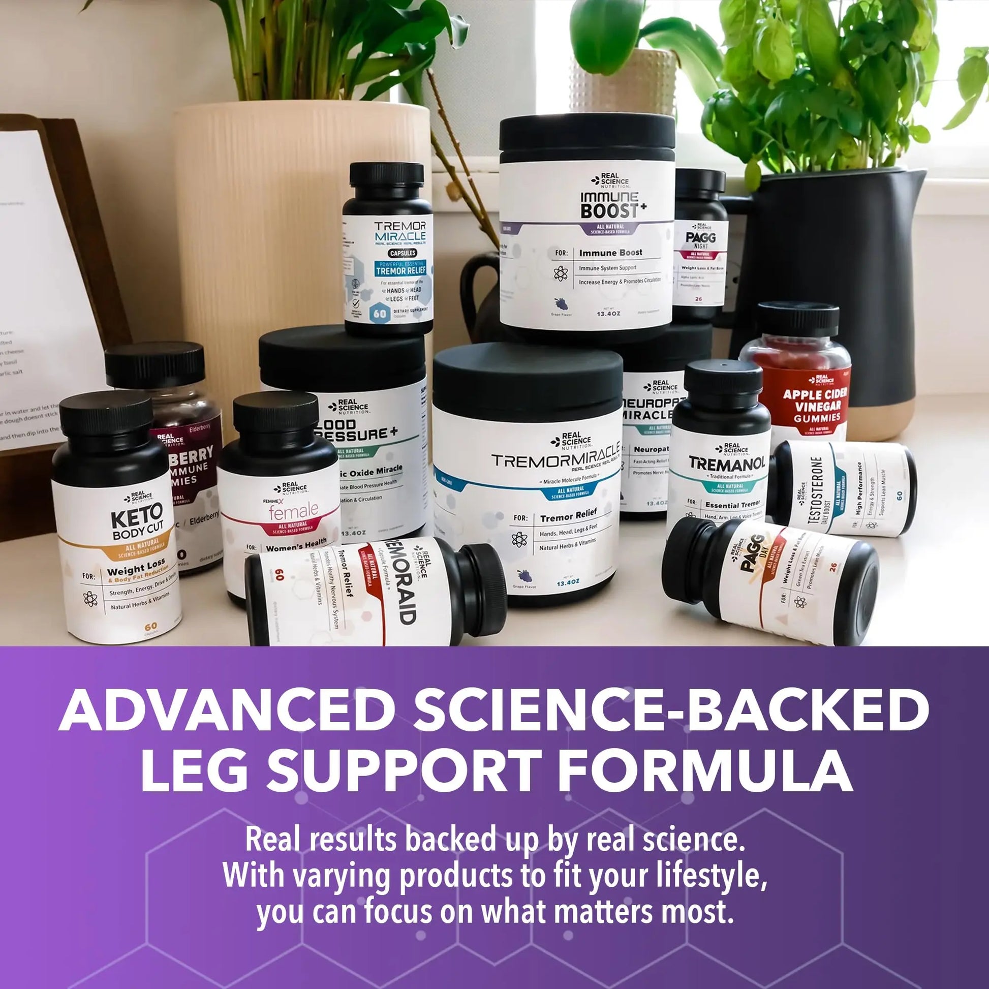 Real Science LegEase Miracle – All Natural Restless Legs Syndrome Relief & Leg Cramp Supplement with Vitamins C, D, K, B6, B12 + Nitric Oxide Support – Sleep & Circulation Aid – Made in USA, 60 Caps Real Science NutritionAu supplements