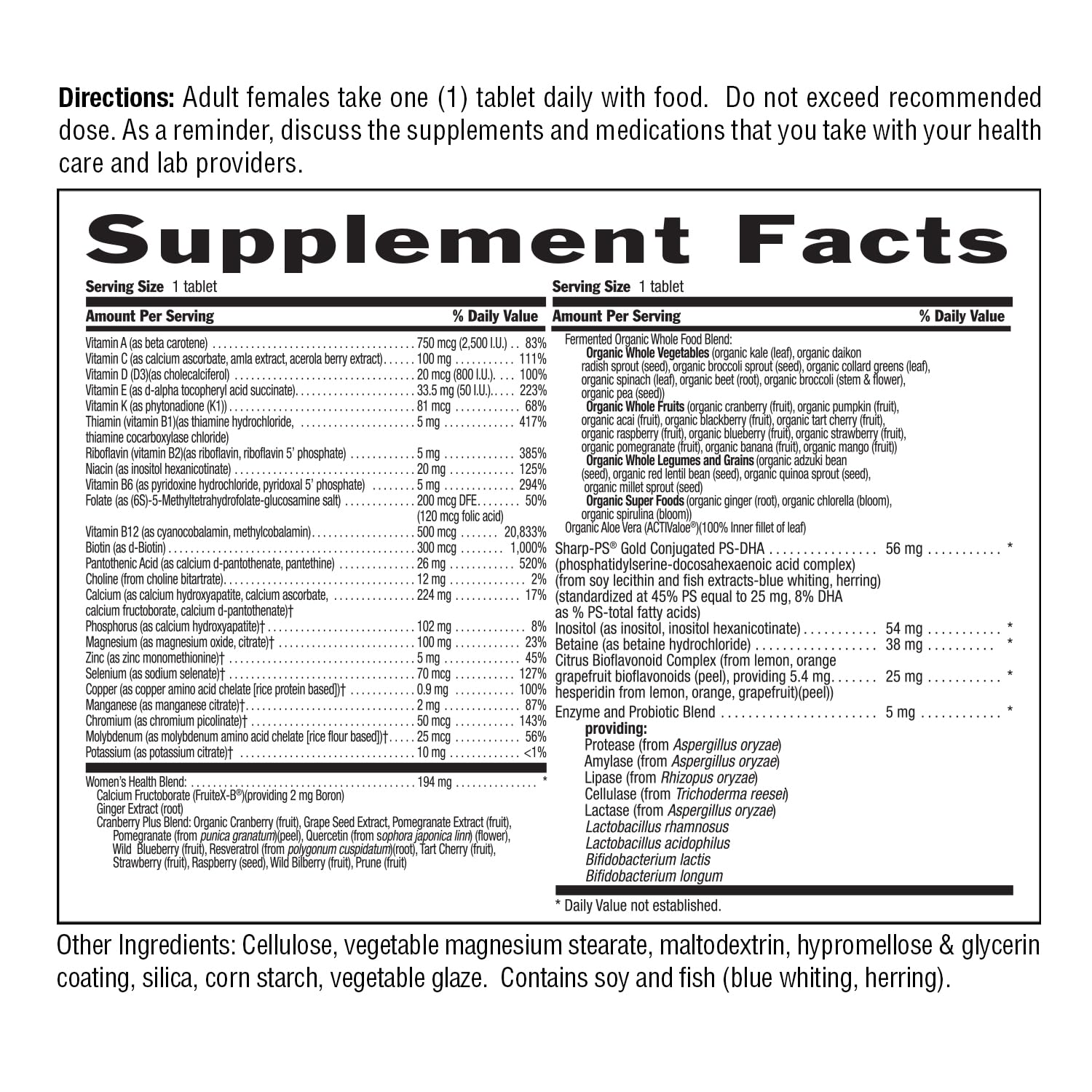 Country Life CORE Daily-1 for Women 50+ Multivitamin - Formulated for Women Over 50, Complete Daily Nutrition with Women's Health Blend, Coenzymated B Vitamins, Probiotics, and Digestive Enzymes Country LifeAu supplements