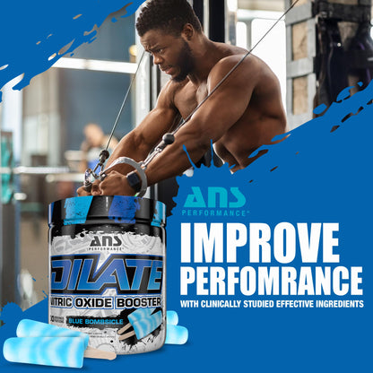 ANS Performance Dilate Pump PreWorkout Powder - Dietary Supplement - Maximizes ANS PerformanceUS supplements