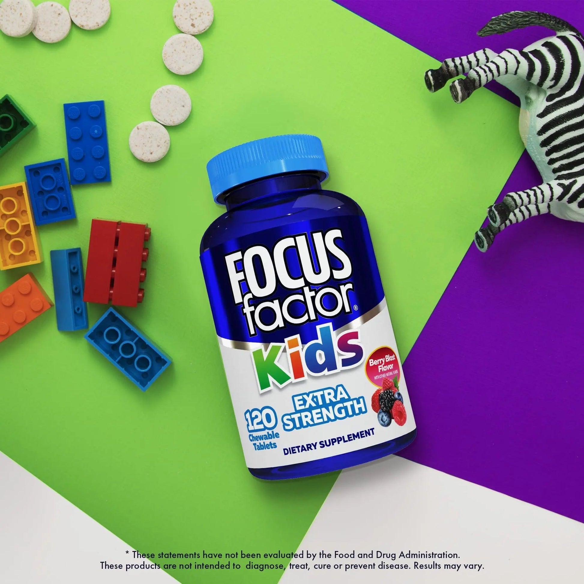 Focus Factor Kids Extra Strength Daily Chewable for Brain Health Support, 120 Count – Vitamins - Quality Formula Focus FactorAu supplements