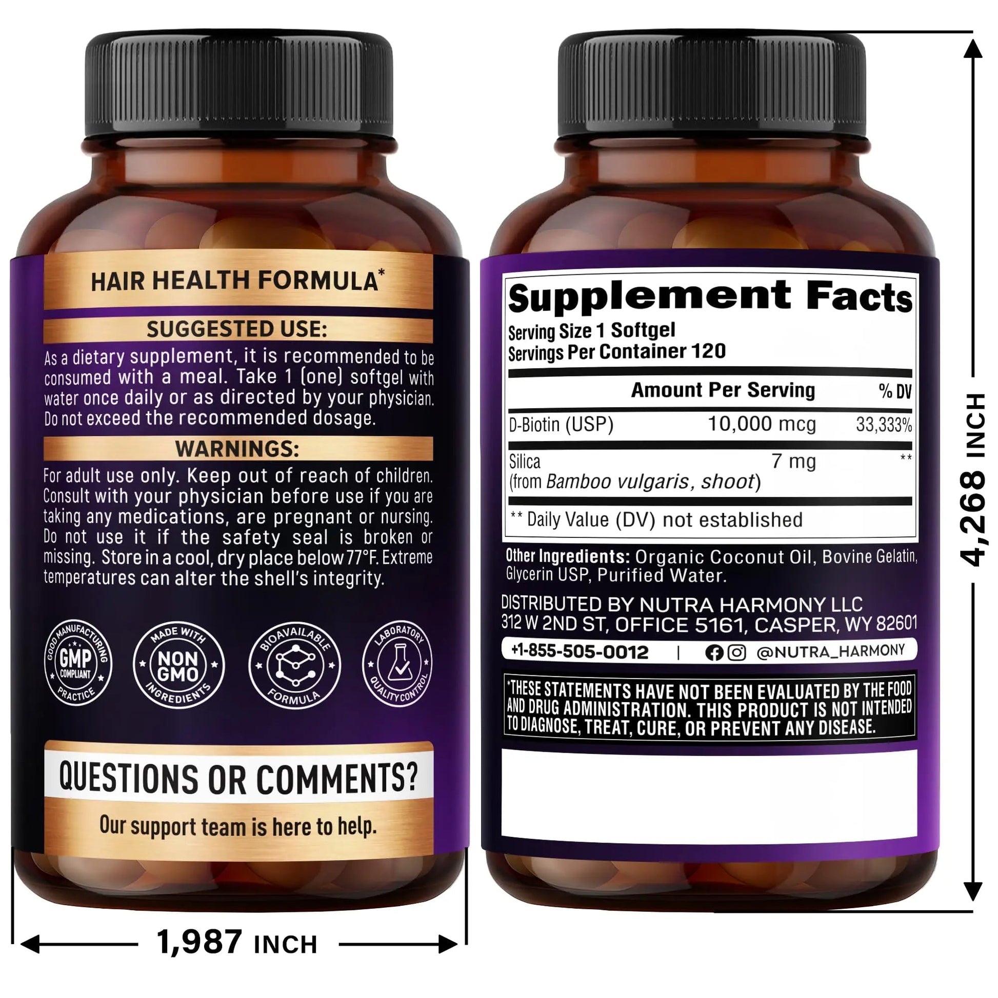 NUTRAHARMONY Multivitamins for Women & Biotin Softgels NUTRAHARMONYAu supplements